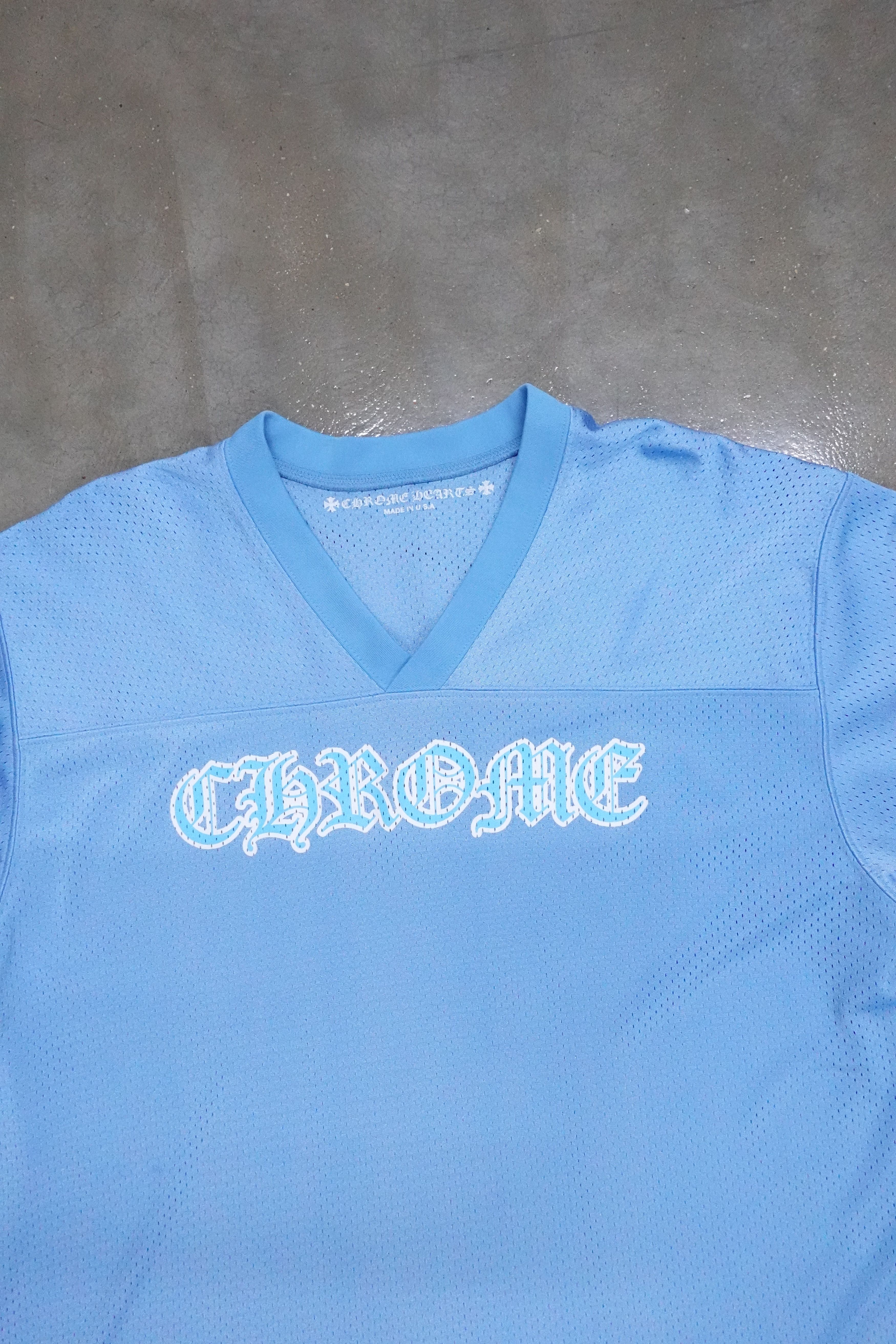 Chrome Hearts CHROME HEARTS MESH JERSEY LONG SLEEVE BLUE Size US L / EU 52-54 / 3 - 3 Thumbnail