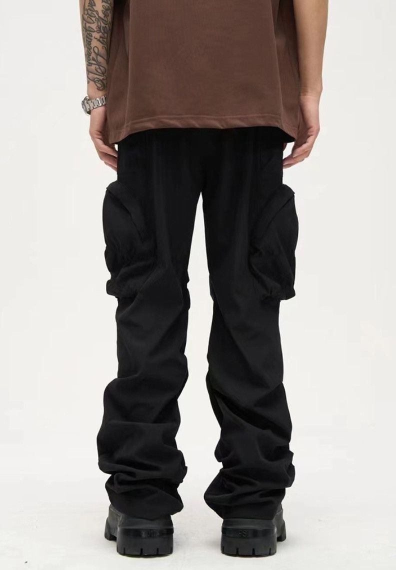 Japanese Brand × Vintage Retro casual three-dimensional large pocket cargo trousers Size US 33 - 2 Thumbnail