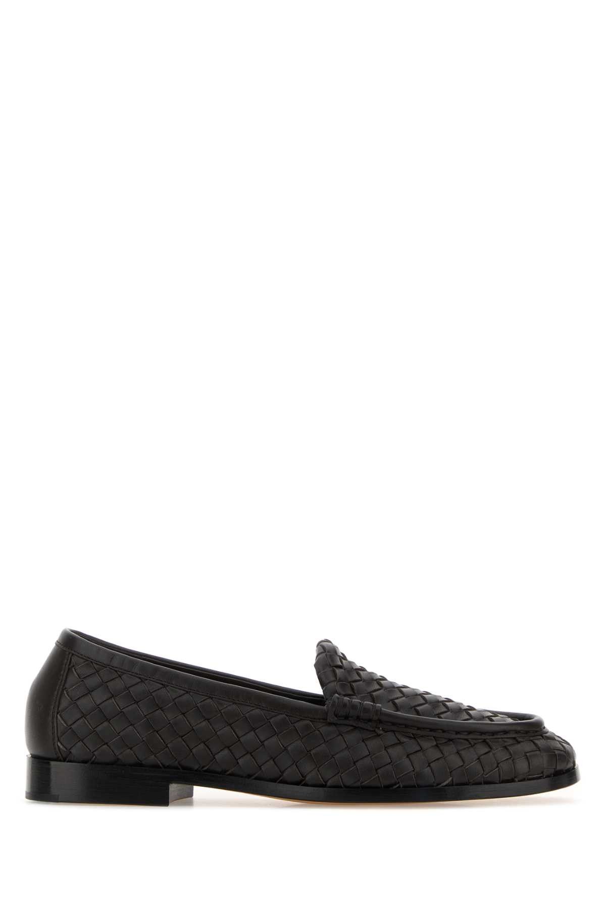Bottega Veneta Dark Brown Leather Silenzio Loafers Size US 9 / IT 39 - 1 Thumbnail
