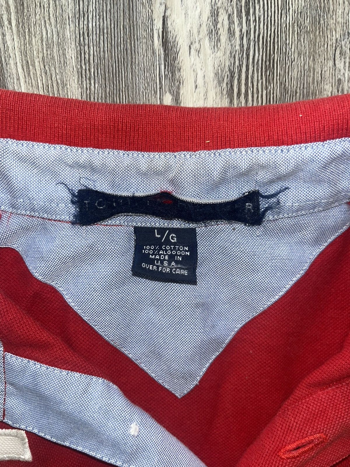 Tommy Hilfiger Y2K Tommy Hilfiger Big Logo Colorblock Rugby Polo Shirt Size US L / EU 52-54 / 3 - 4 Thumbnail