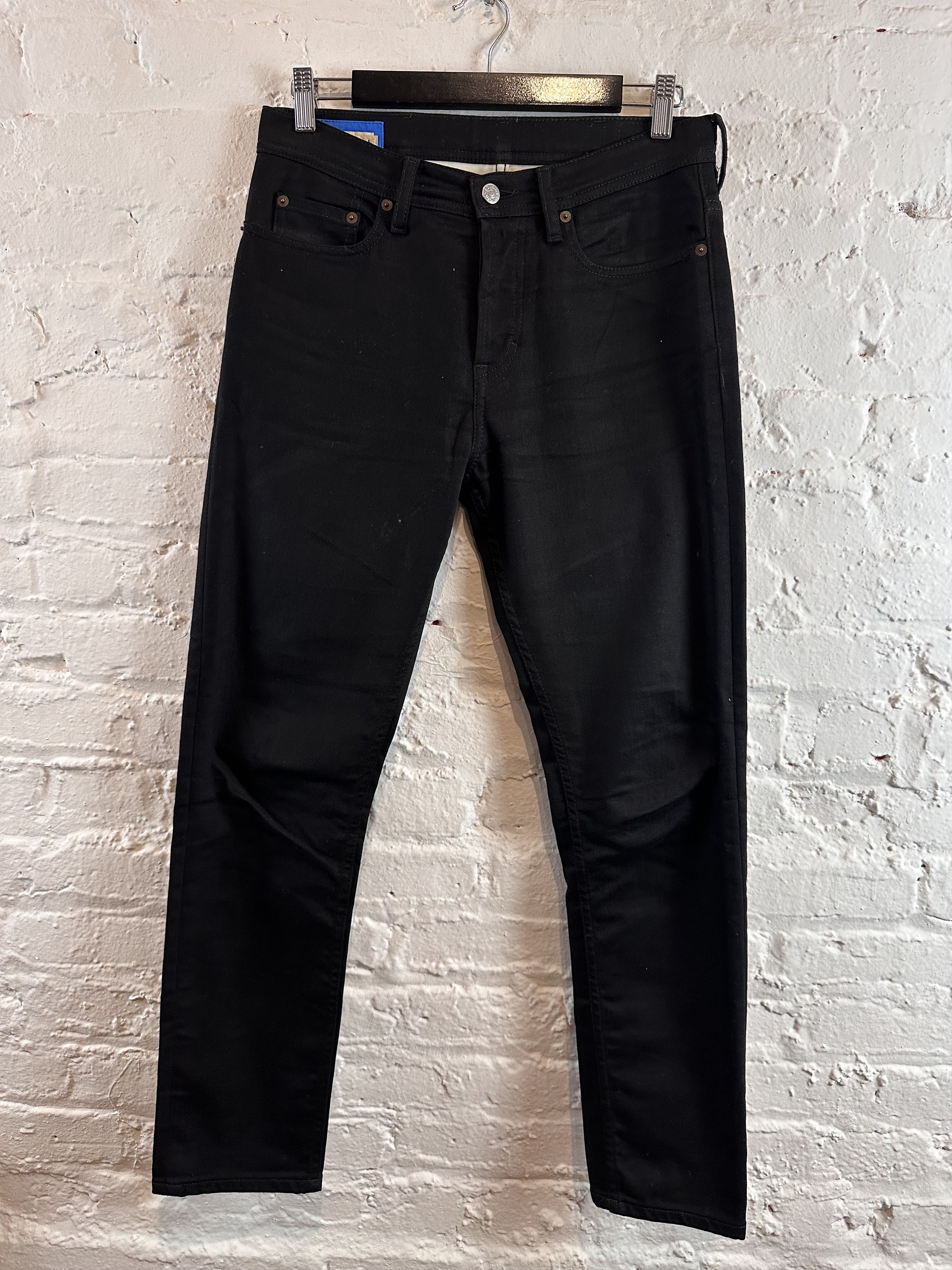 Acne Studios Acne Studio River Straight Jeans Black Size US 29 - 1 Thumbnail