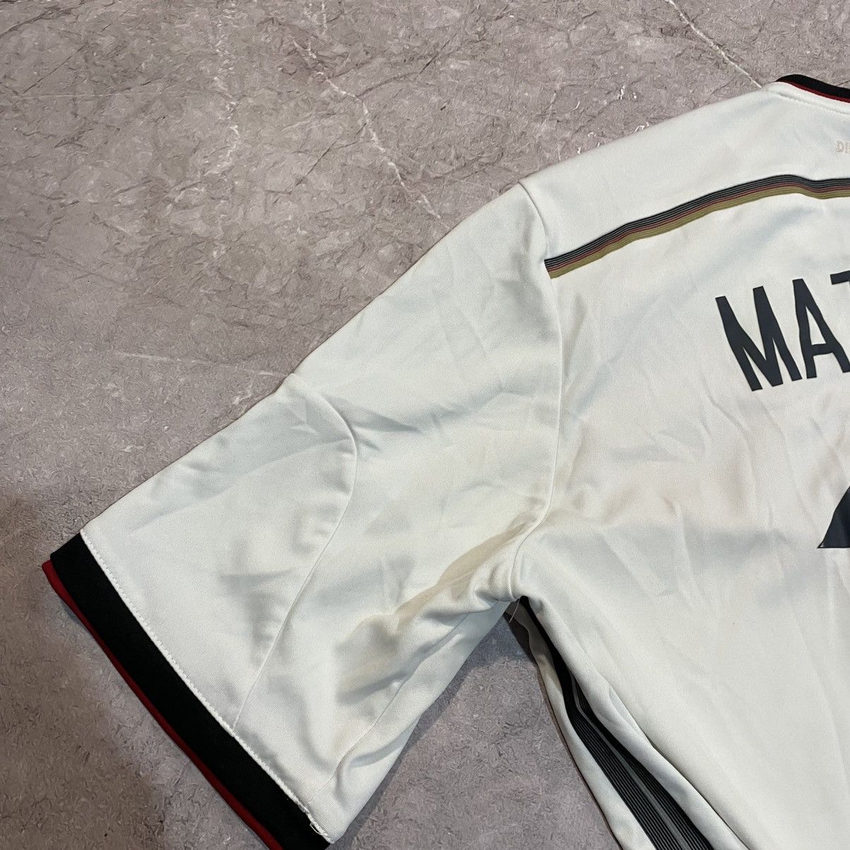 Vintage MATTHAUS ! VINTAGE ADIDAS GERMANY TEE NATIONAL SOCCER JERSEY Size US M / EU 48-50 / 2 - 15 Thumbnail