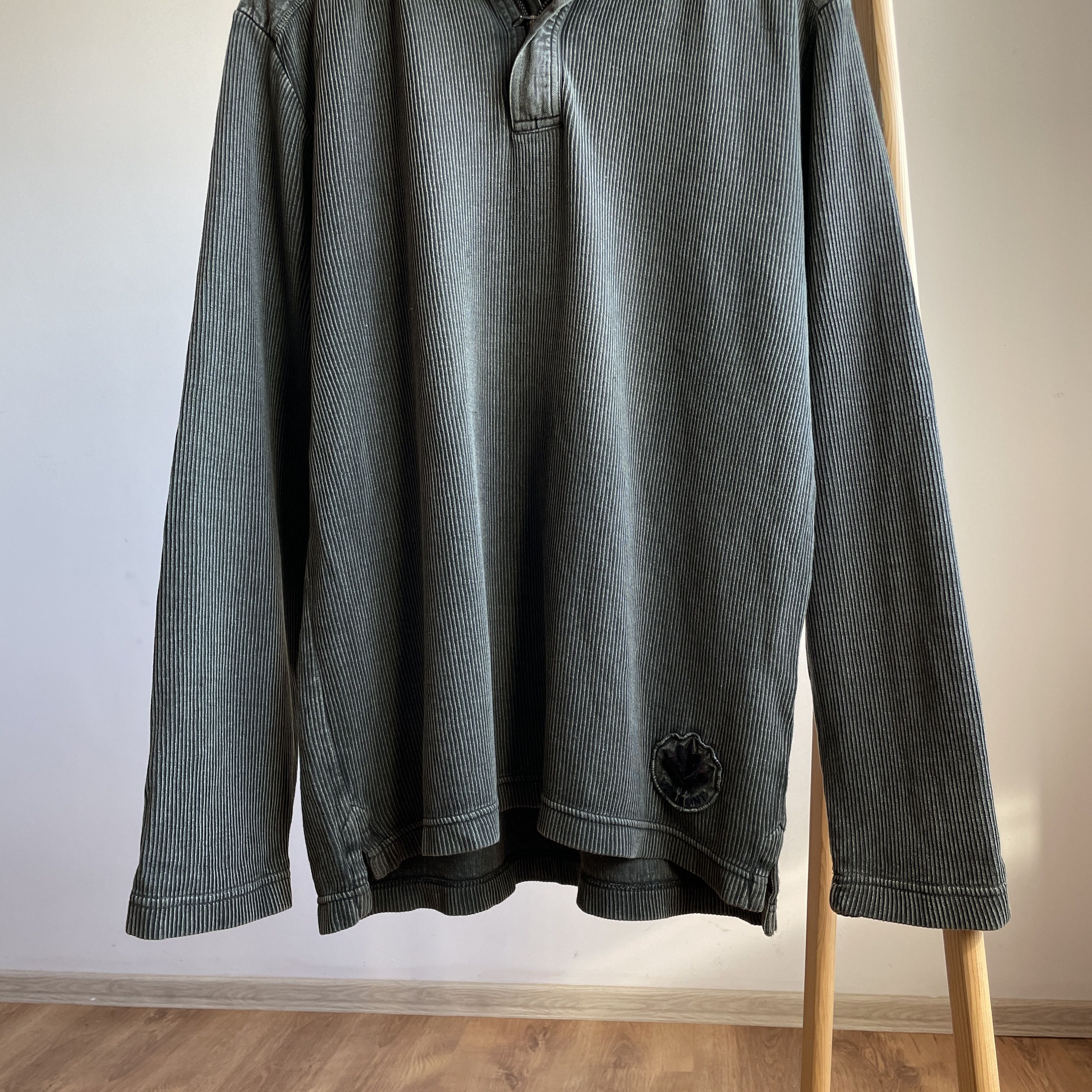 Marlboro Classics Marlboro Classics Rib Knit Garment Dyed 1/4 Zip Sweater Size US XL / EU 56 / 4 - 5 Thumbnail