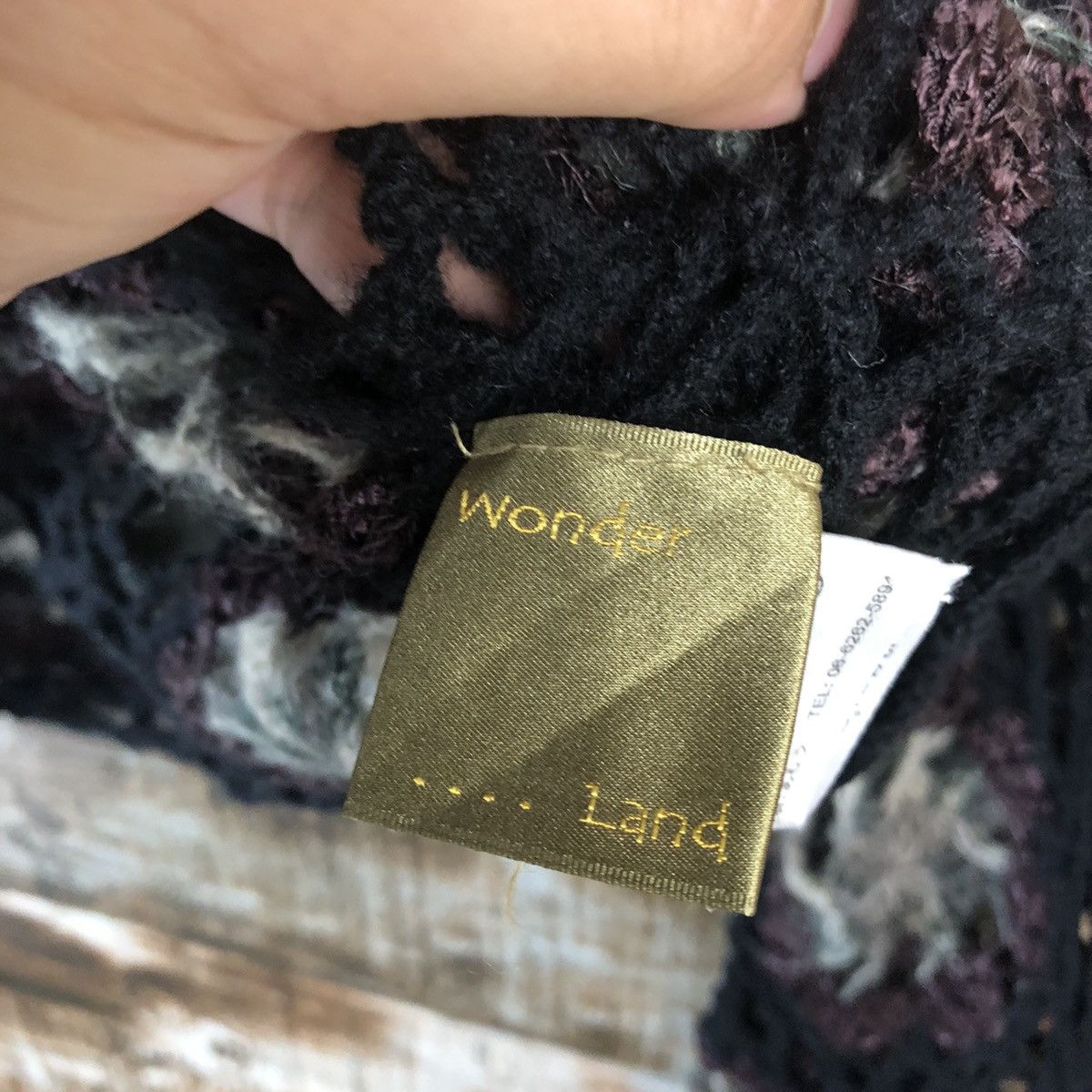 Seditionaries DL Wonder Land crochet meshnet Black Knitwear #C747 Size S / US 4 / IT 40 - 8 Thumbnail