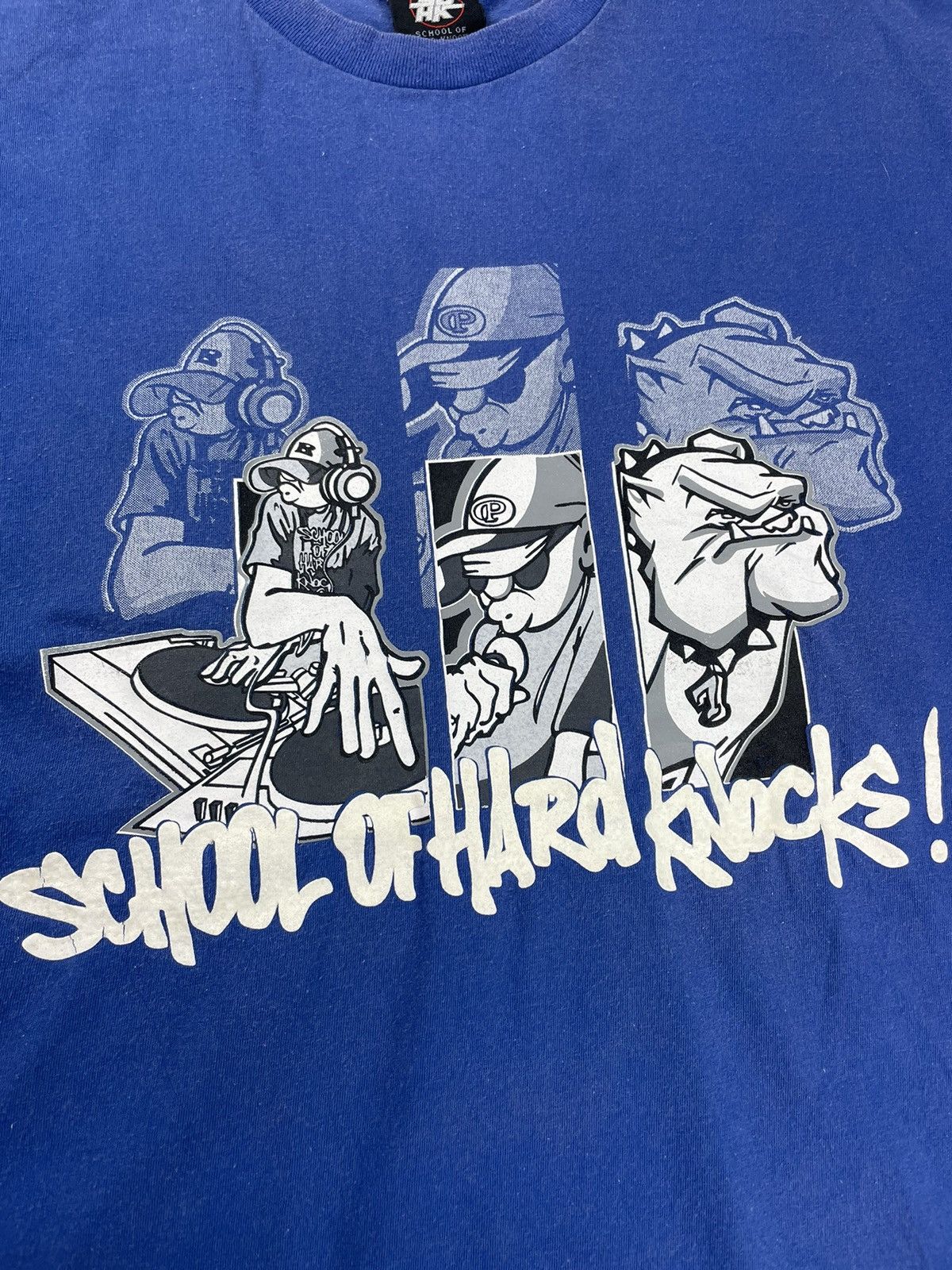 Japanese Brand × Vintage Vintage School Of Hard Knock Hip Hop Tee T Shirt Size US L / EU 52-54 / 3 - 4 Thumbnail