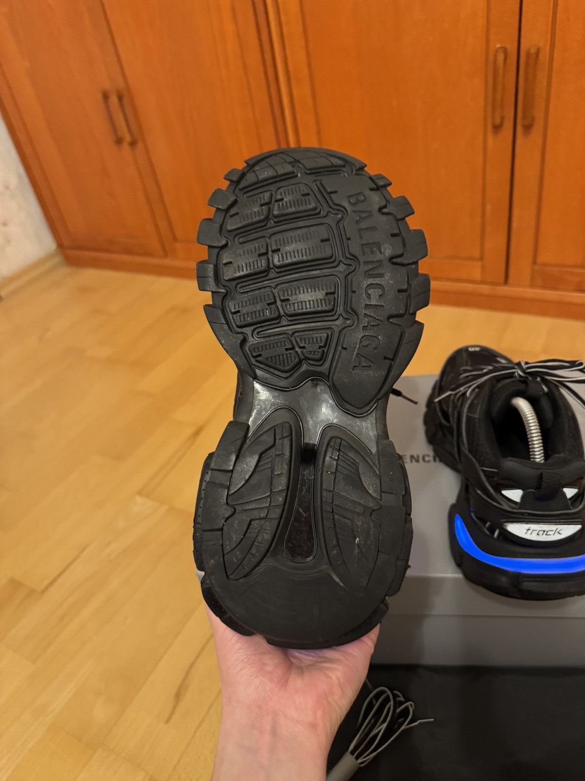 Balenciaga Balenciaga LED Track Triple Black Size US 7 / EU 40 - 9 Thumbnail