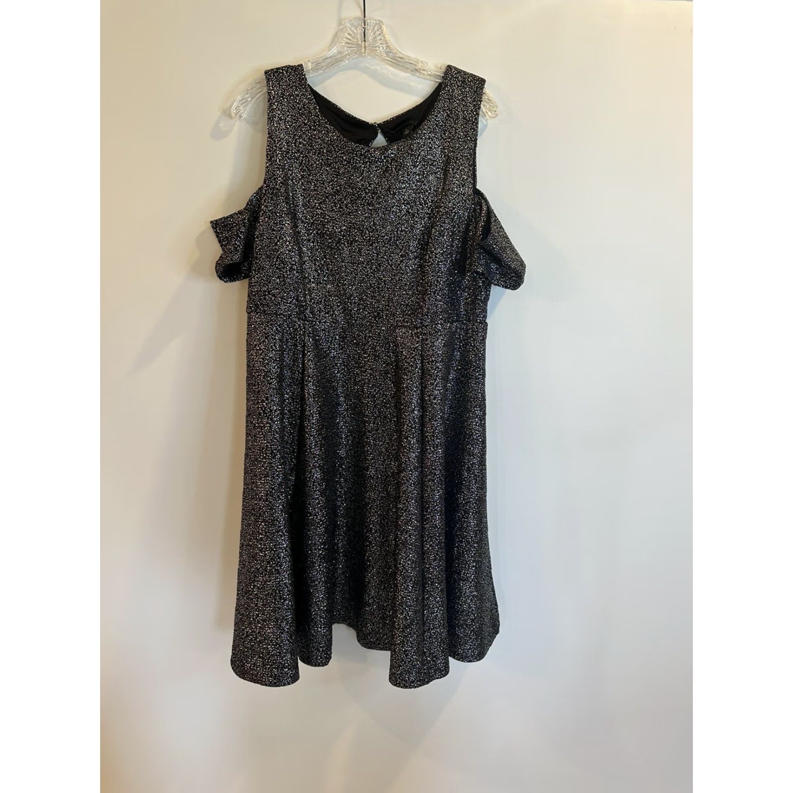 torrid silver dress Plus Size - Maxi Sequin Off-Shoulder Dress