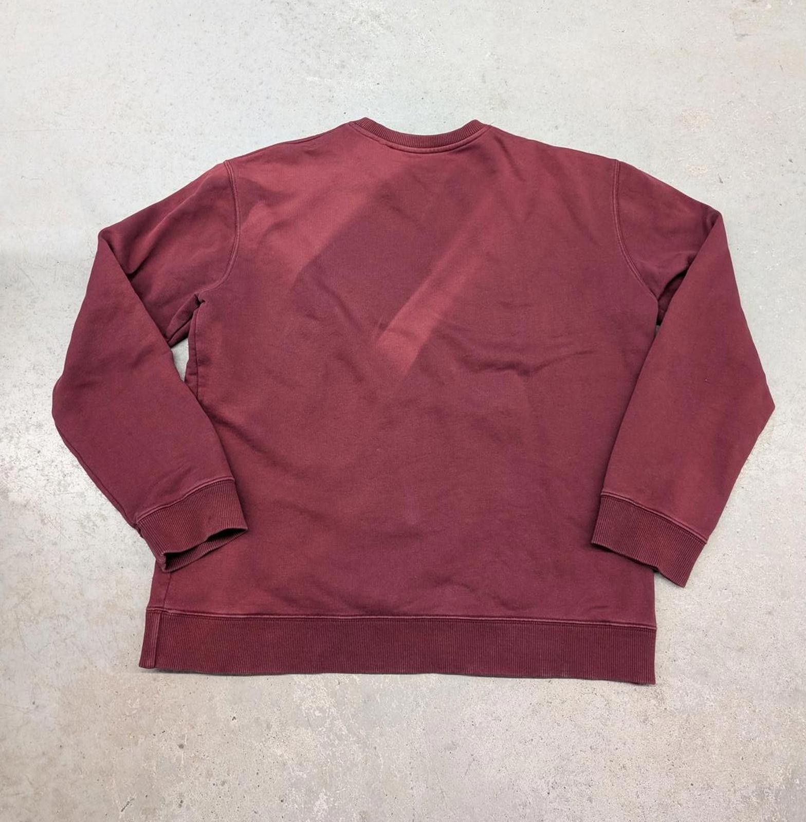 Axel Arigato Axel Arigato SS17 Maroon Essential Logo Sweatshirt Sun Fade Size US L / EU 52-54 / 3 - 2 Thumbnail