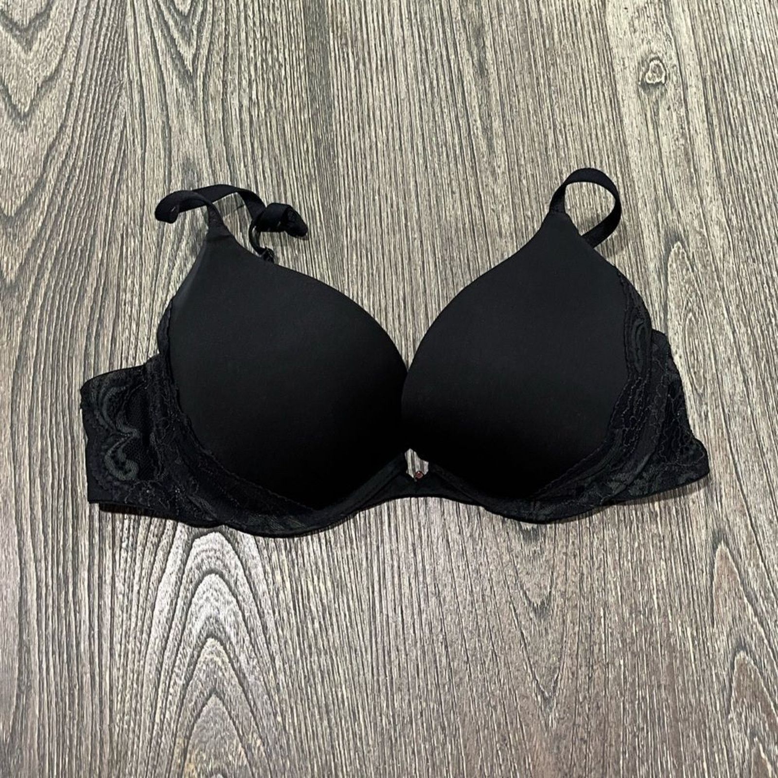 Vintage Gilligan & O'Malley Push-Up Bra Strap Black Size 34B Size ONE SIZE - 1 Thumbnail