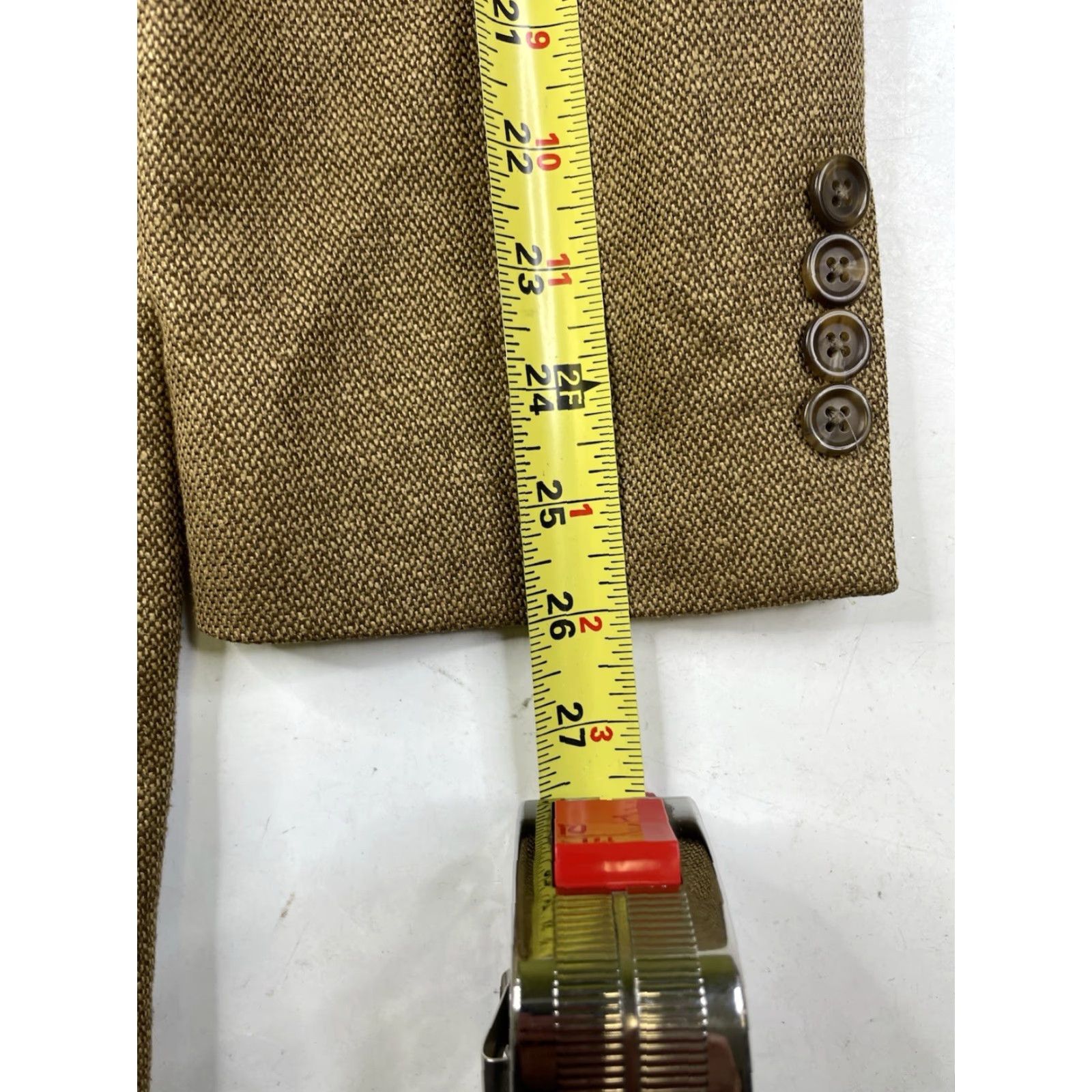 Polo Ralph Lauren VINTAGE Polo Ralph Lauren Blazer Shirt Jacket Knit Wool Silk 42T Beige Mens 90s Classic Preppy Size US XL / EU 56 / 4 - 6 Thumbnail