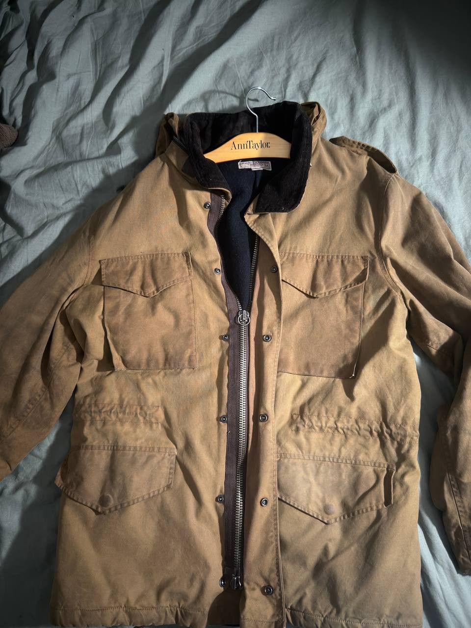 J.Crew $368 Used Medium J. Crew Wallace & Barnes Wax Jacket Size US M / EU 48-50 / 2 - 1 Thumbnail
