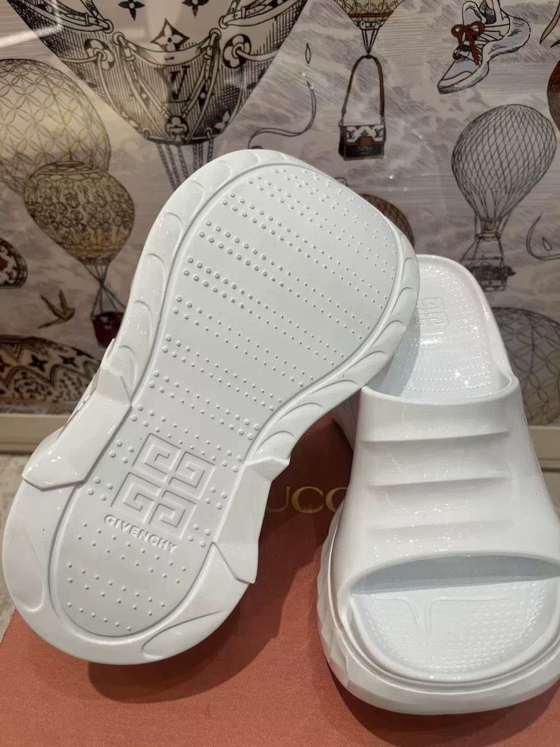 Givenchy Givenchy Sise36 White cotton candy wedge fish mouth high-he Size US 6.5 / EU 39-40 - 5 Thumbnail
