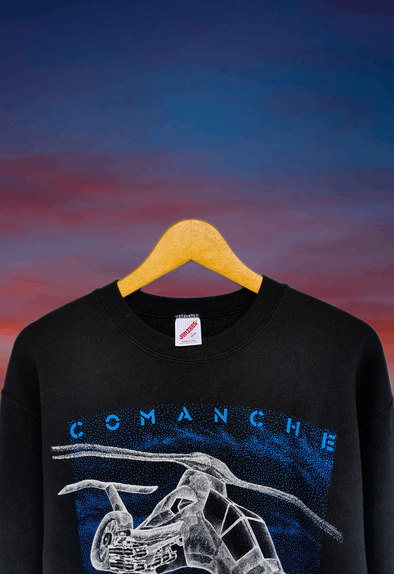 Blackbird Military Vintage 90s Blackbird Comanche 1991 Sweatshirt Size US M / EU 48-50 / 2 - 4 Thumbnail