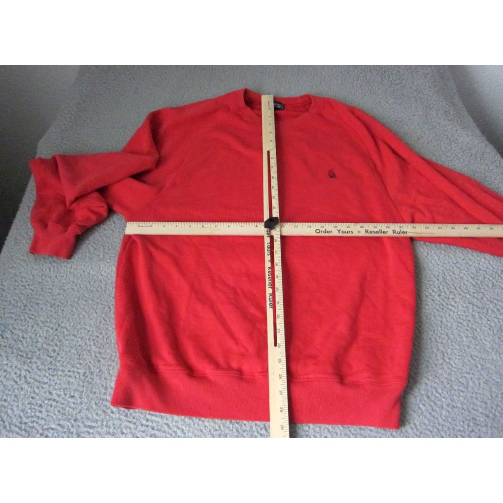 Nautica VINTAGE Nautica Sweater Mens Pullover Crew Neck Long Sleeve Knit 90s Logo Purple L Size US L / EU 52-54 / 3 - 6 Thumbnail