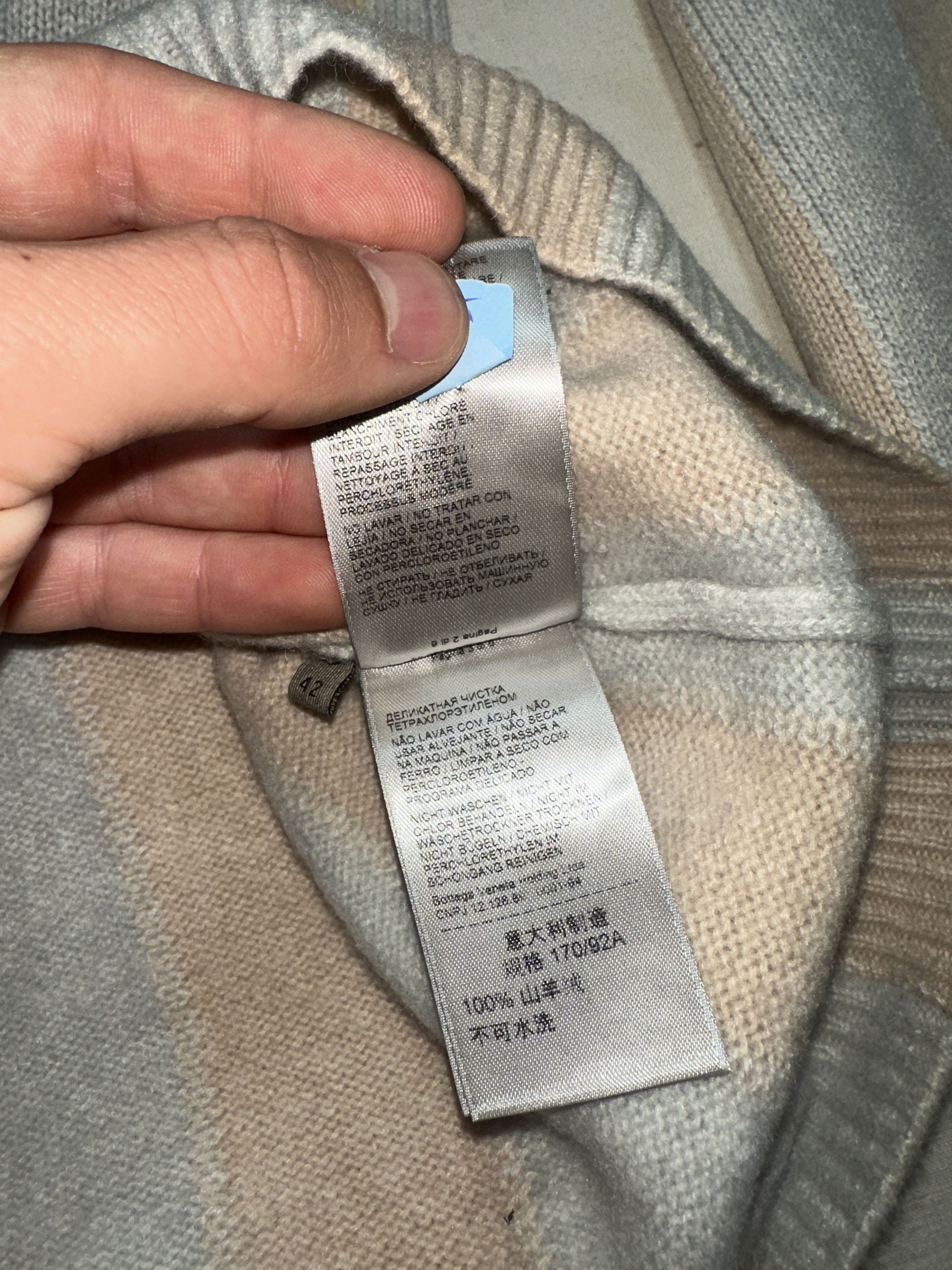 Bottega Veneta Bottega Veneta Cashmere Stripe Raglan Sweater Fit IT 42 Size M / US 6-8 / IT 42-44 - 12 Thumbnail