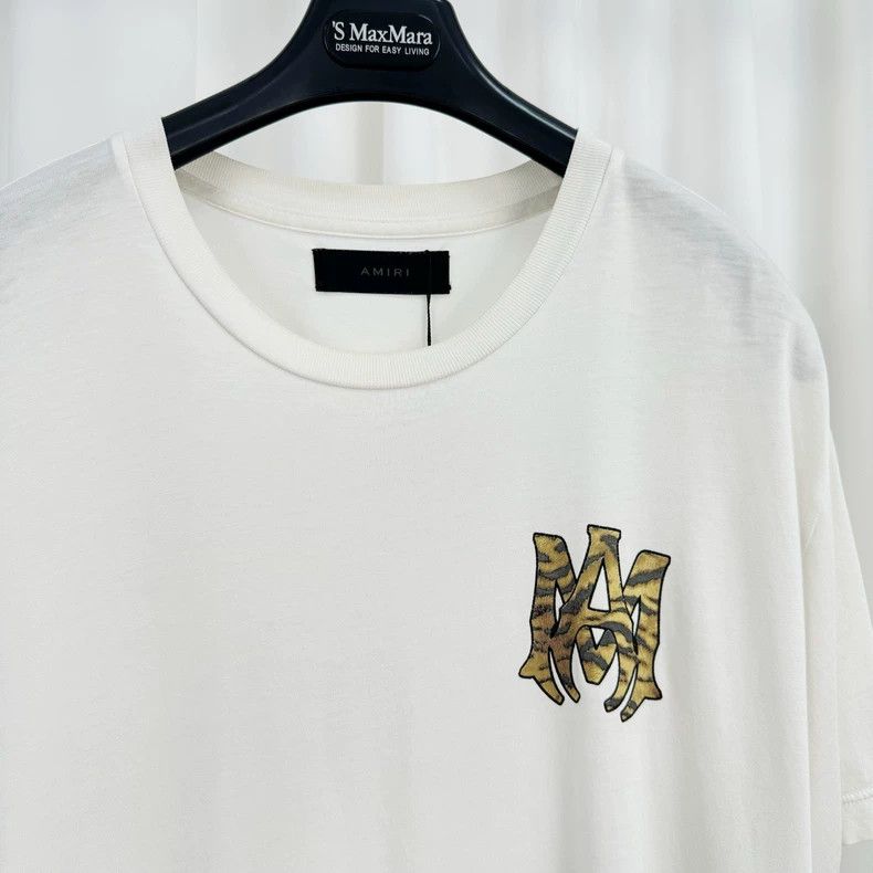 Amiri Amiri leopard print letter short sleeve Size US M / EU 48-50 / 2 - 3 Thumbnail