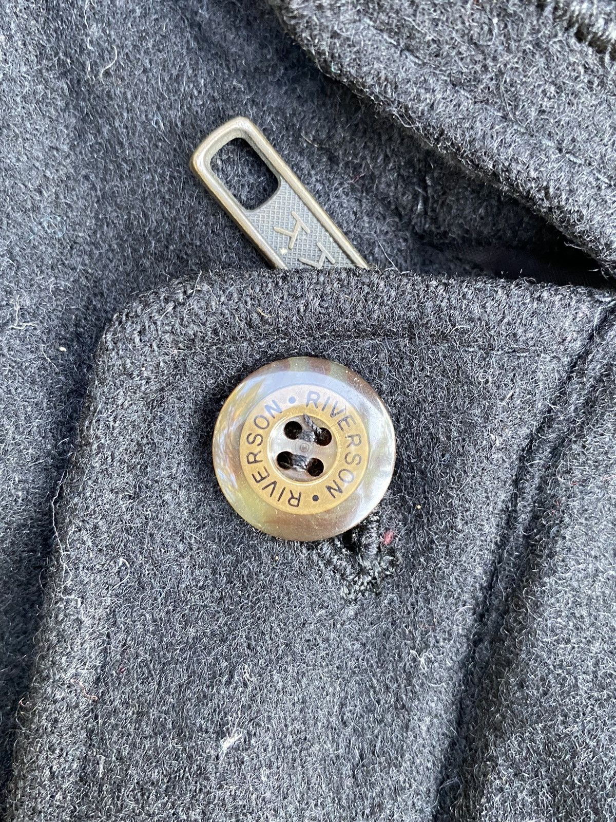 Issey Miyake Vintage Riverson Wool Bomber Jacket Issey Miyake Style Size US L / EU 52-54 / 3 - 8 Thumbnail