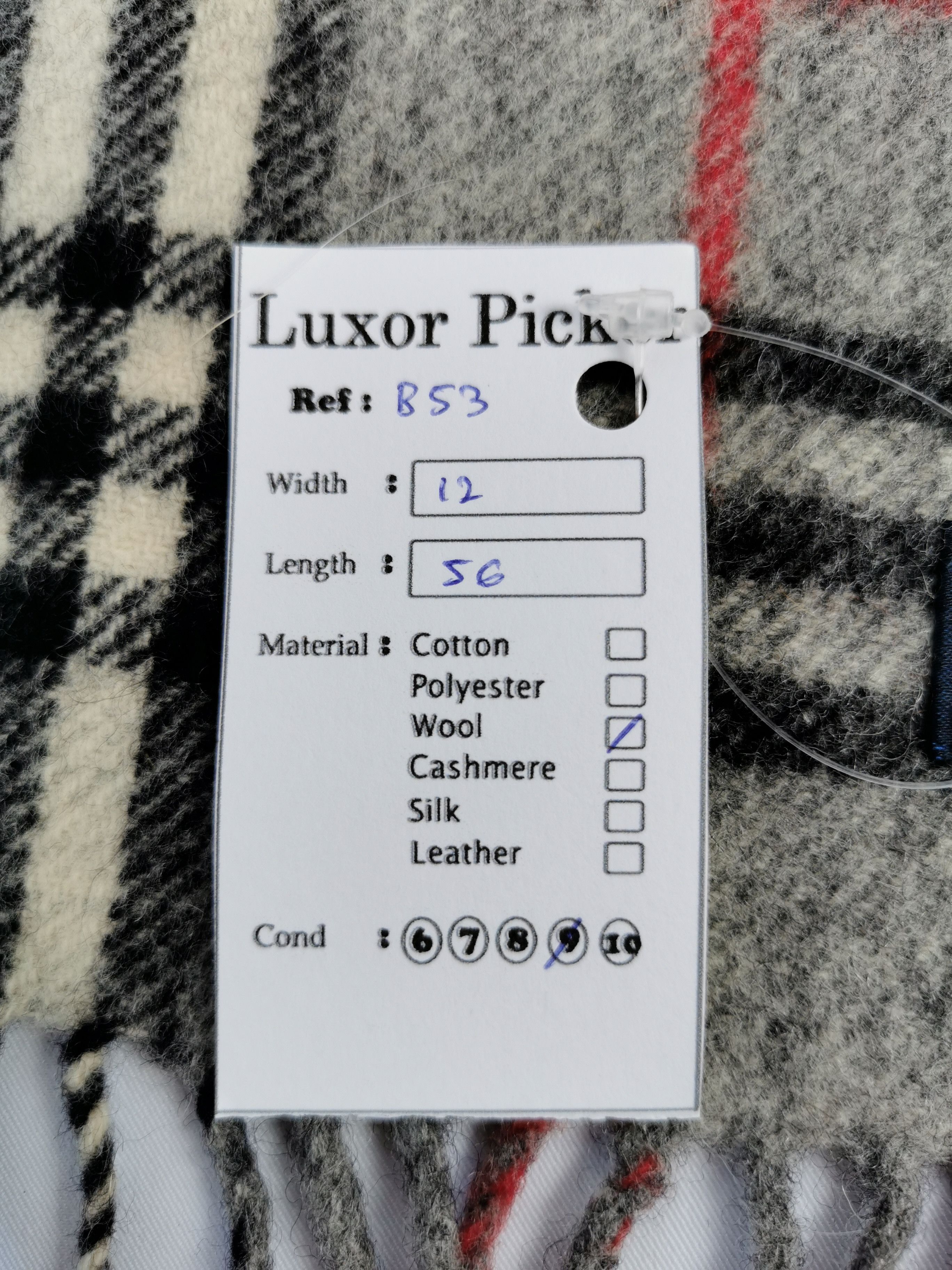 Burberry Burberrys scarf muffler lambswool Size ONE SIZE - 4 Thumbnail