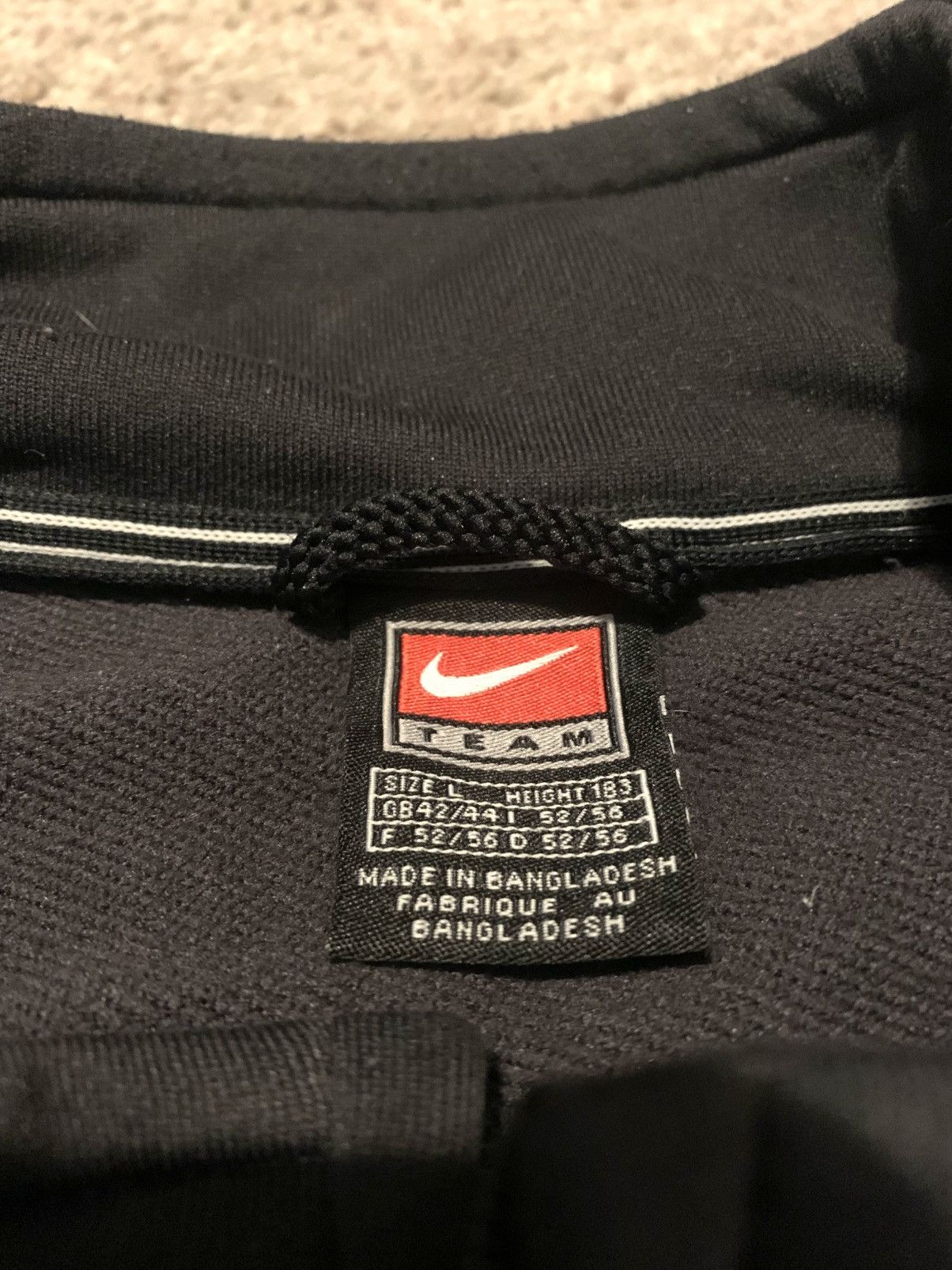 Nike × Vintage Nike Vintage Oversize Basic Logo Zip-Sweatshirt Size US L / EU 52-54 / 3 - 7 Thumbnail