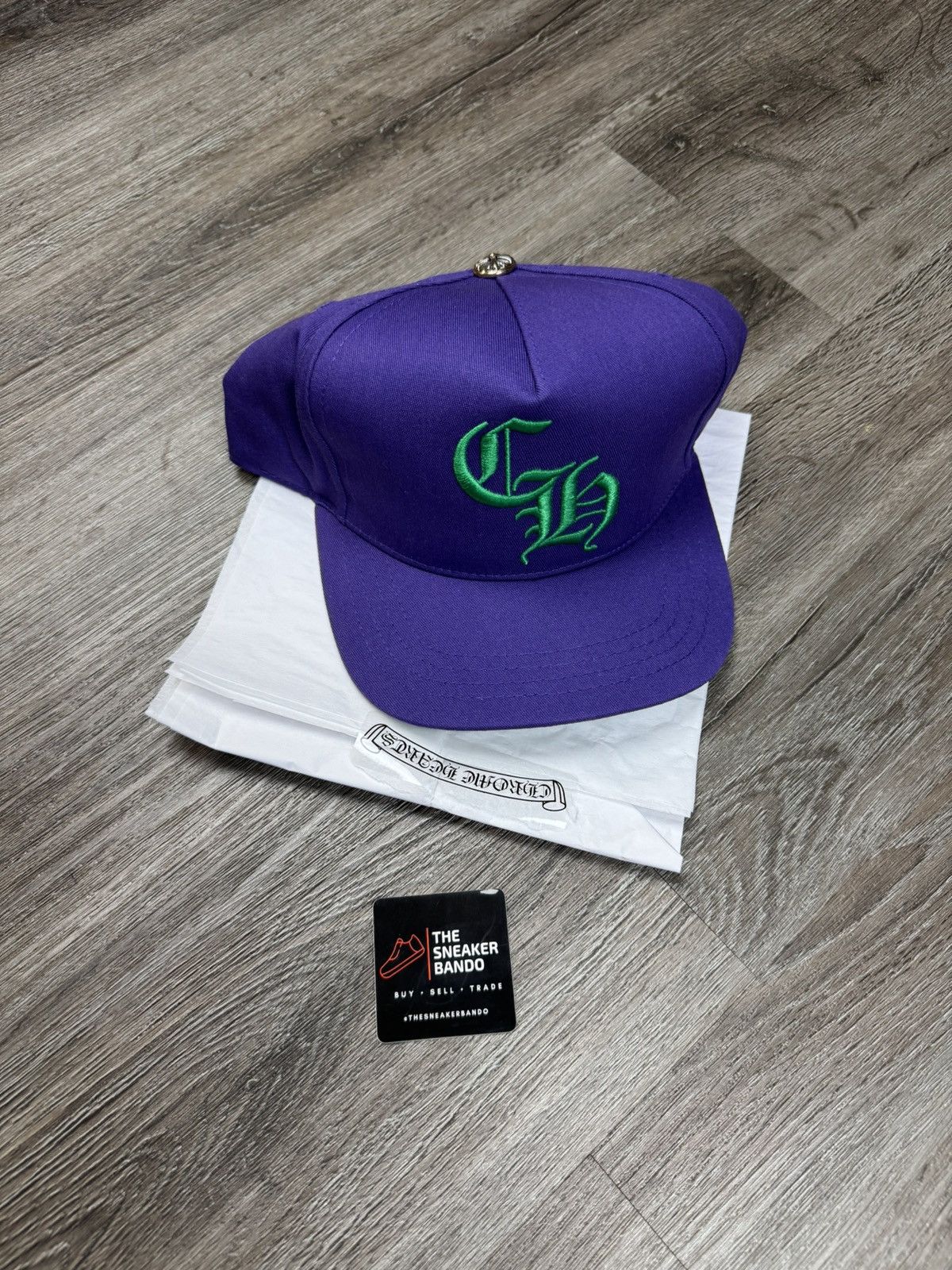 Chrome Hearts Chrome Hearts 5 Panel CH silver button baseball cap Size ONE SIZE - 1 Thumbnail