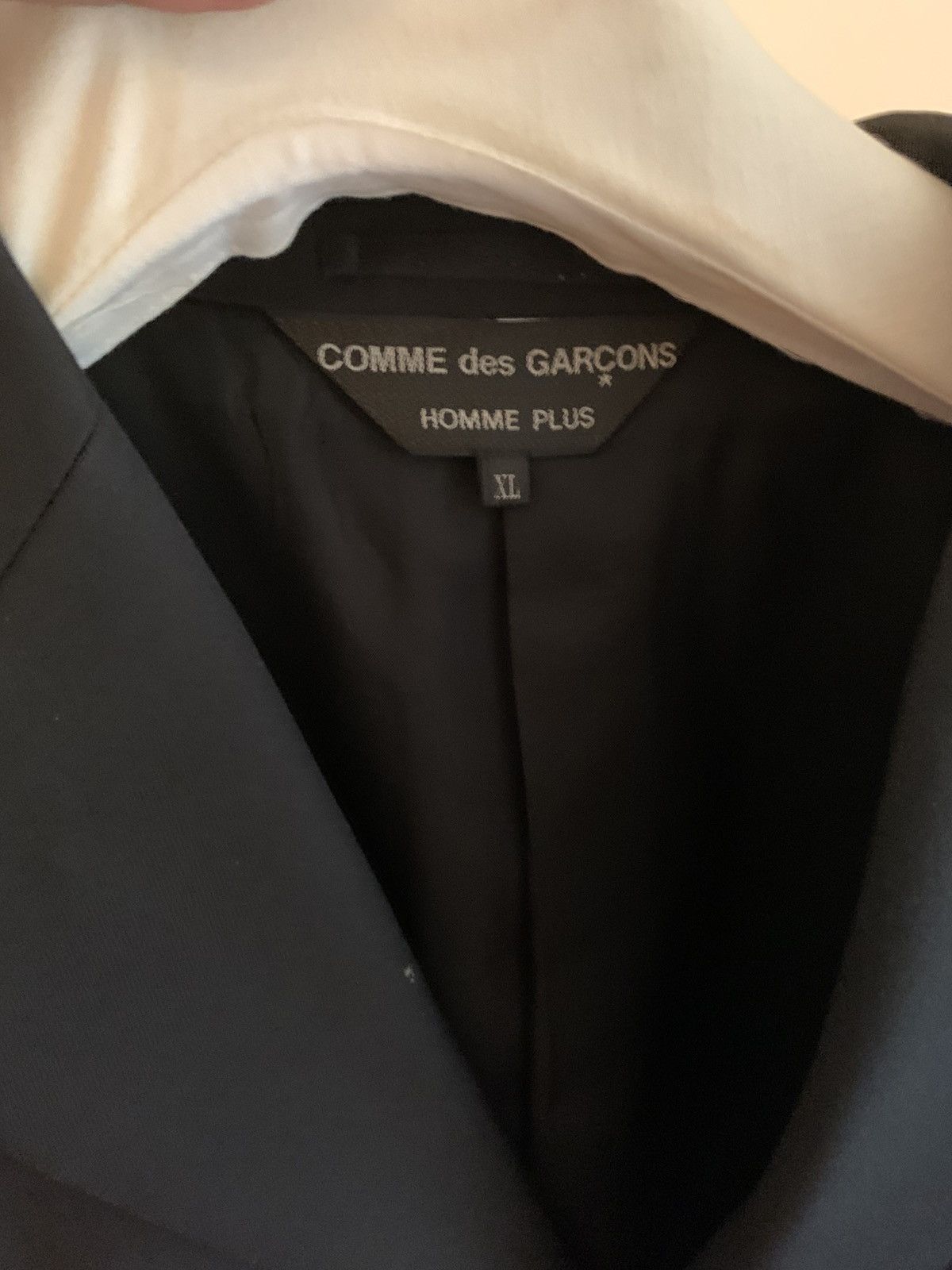 Comme des Garcons Homme Plus Black jacket with half open on the chest Size L Size 40L - 3 Thumbnail