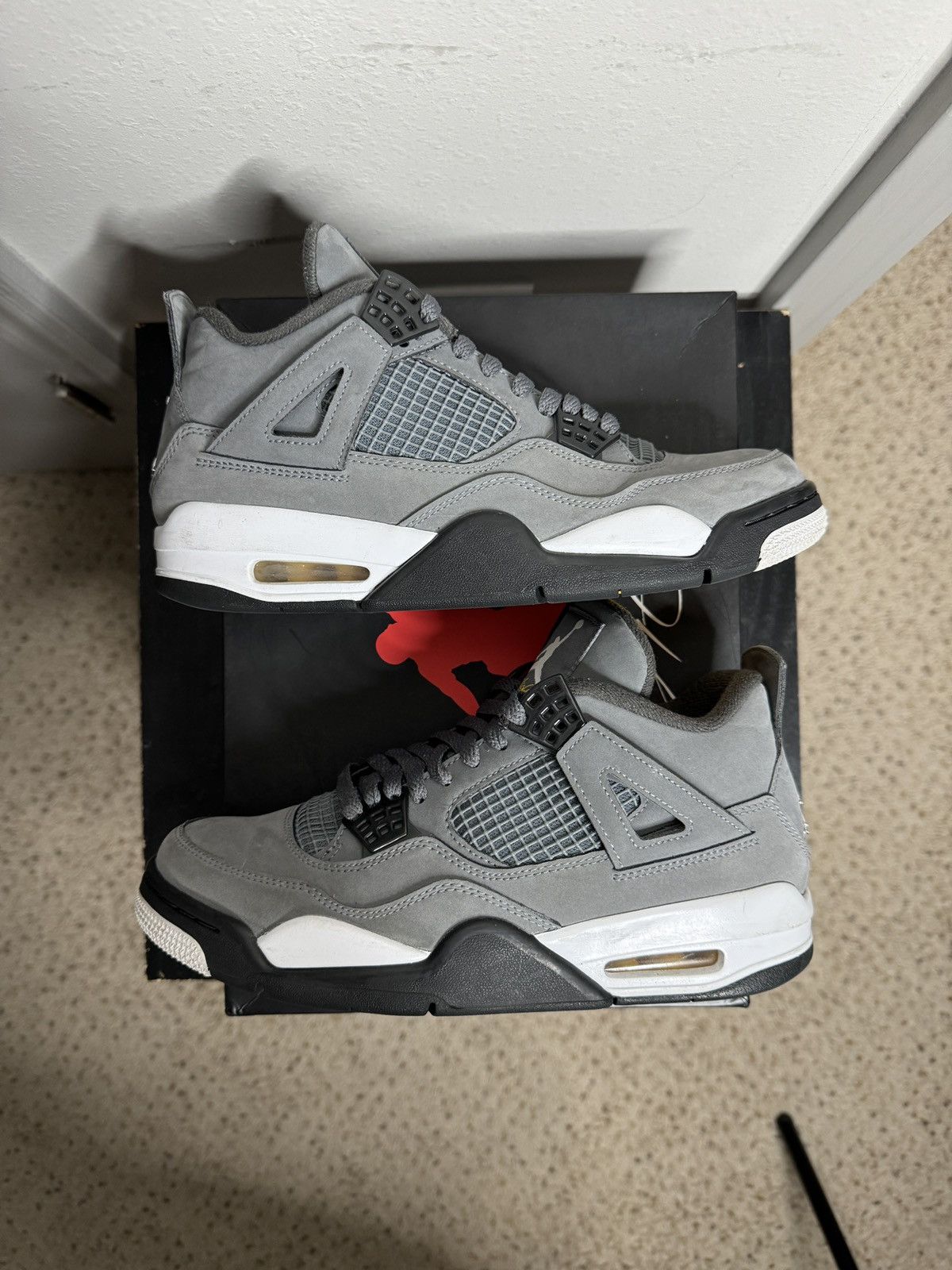 image of Air Jordan 4 ‘Cool Grey’ 2019 Shoes, Men's (Size 8)