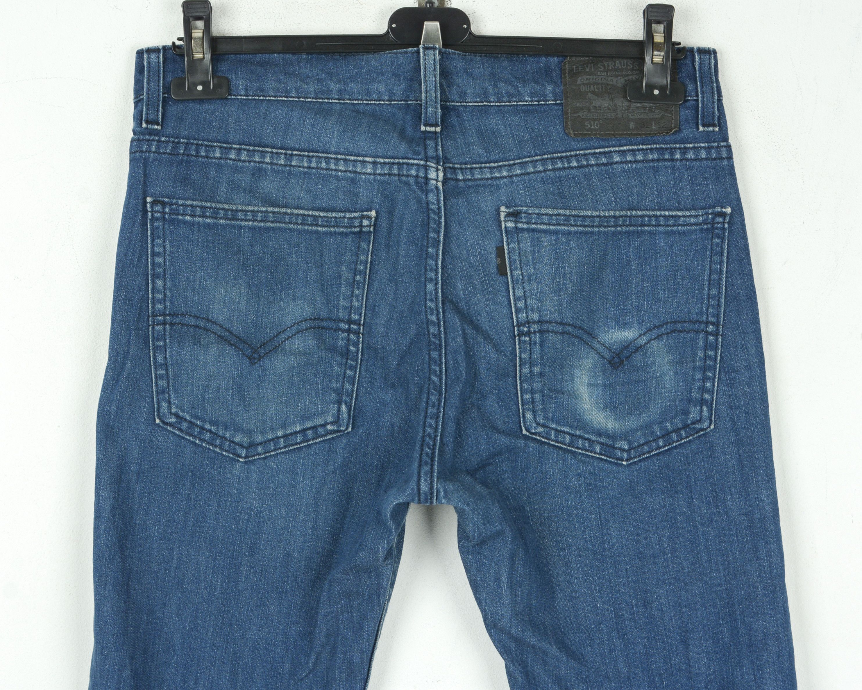 Levi's 510 W32 L32 Jeans Pants Trousers Skinny Zip Fly Casual Size US 32 / EU 48 - 4 Thumbnail