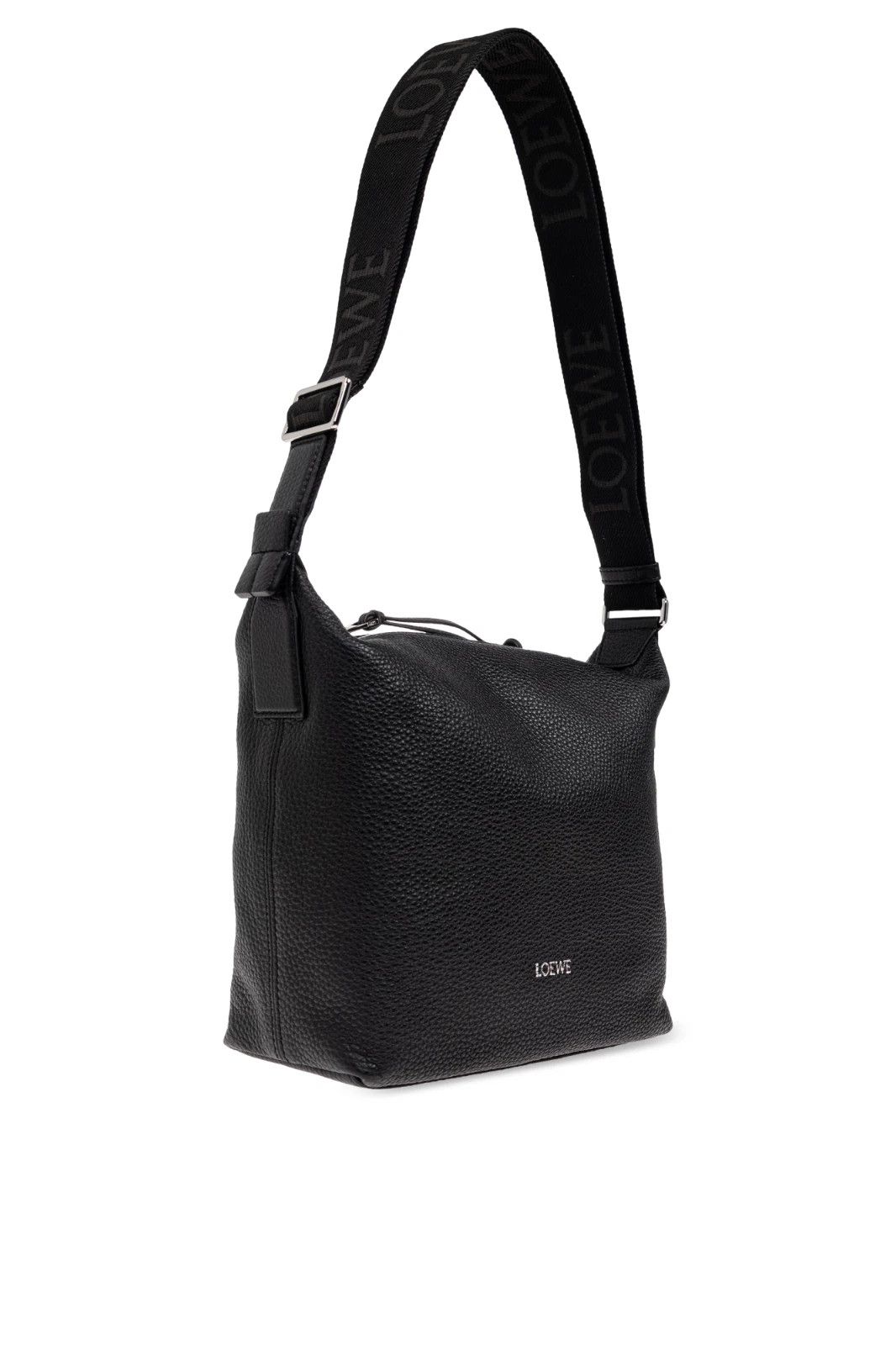 Loewe LOEWE Cubi Small Black Leather Shoulder Bag New & Authentic Size ONE SIZE - 3 Thumbnail