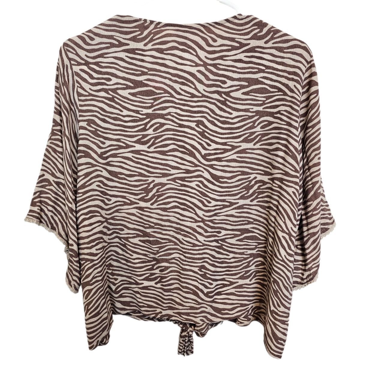 Ariat Ariat Women Foster Zebra Print Western Top M Cowgirl Country Size M / US 6-8 / IT 42-44 - 9 Thumbnail
