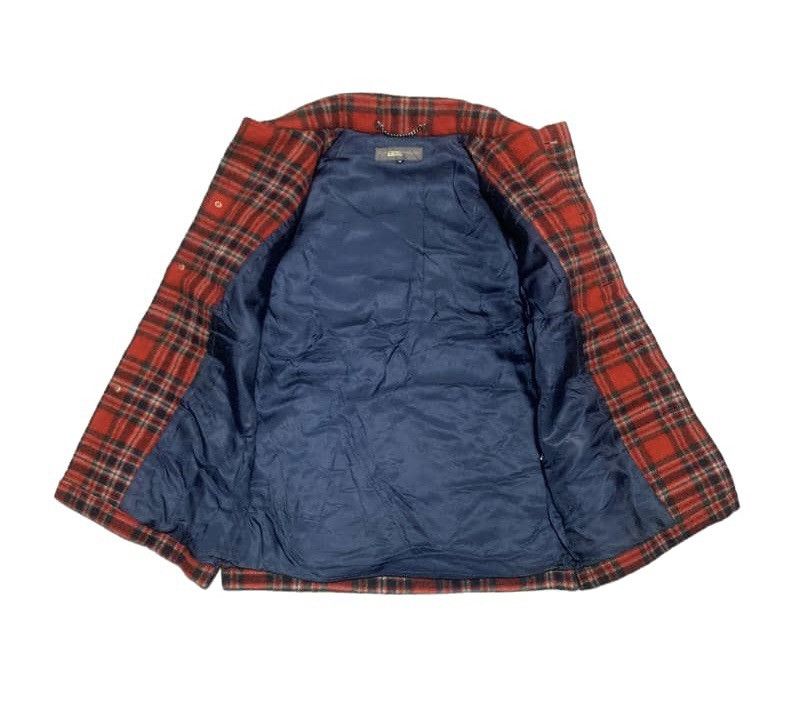 Japanese Brand Vintage Japanese Yukiya Plaid Wool Flannel Shirt Jacket Size US M / EU 48-50 / 2 - 3 Thumbnail