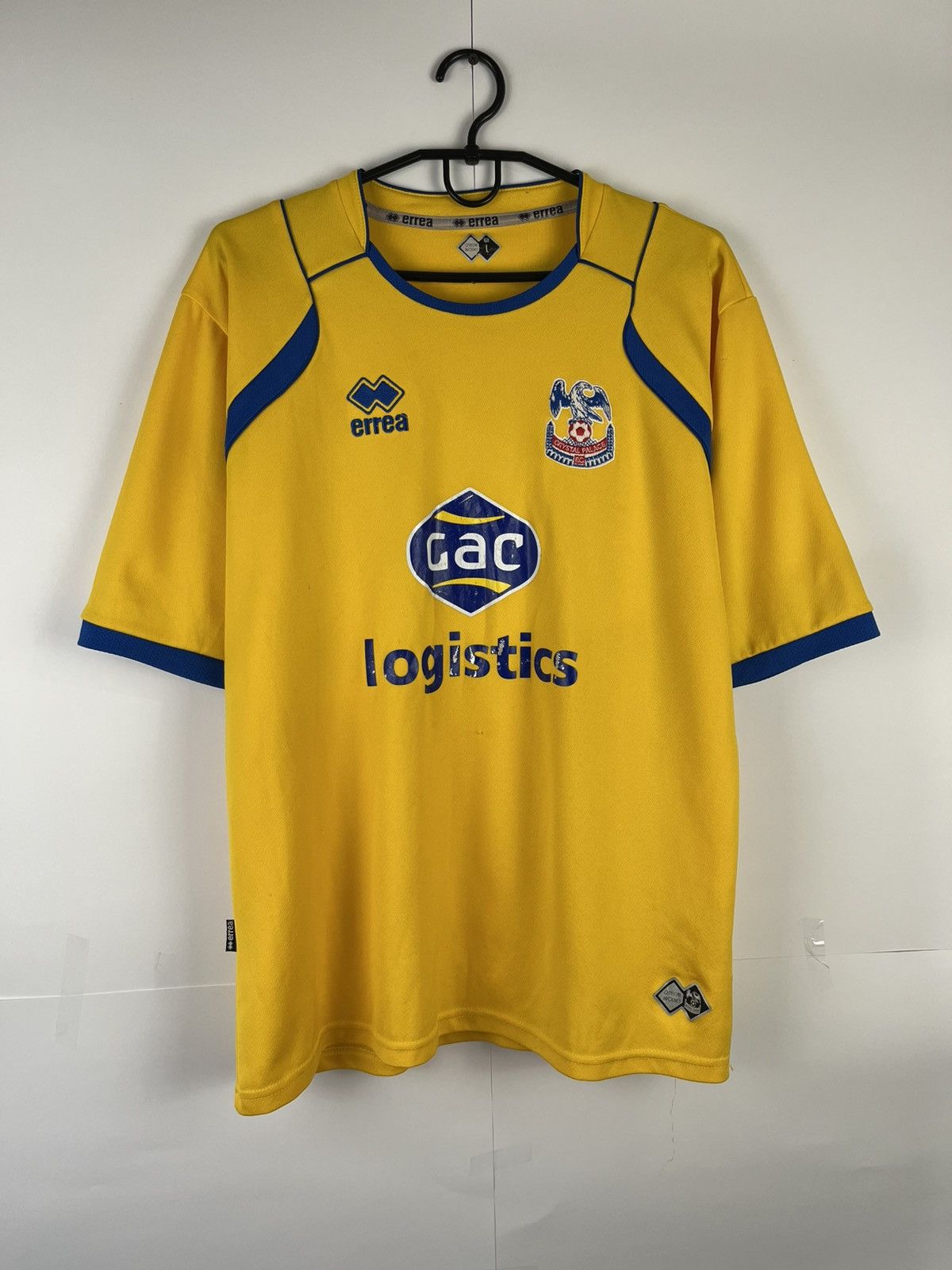 Errea Crystal Palace Errea 2008-2009 Soccer Football Jersey Size US L / EU 52-54 / 3 - 1 Thumbnail