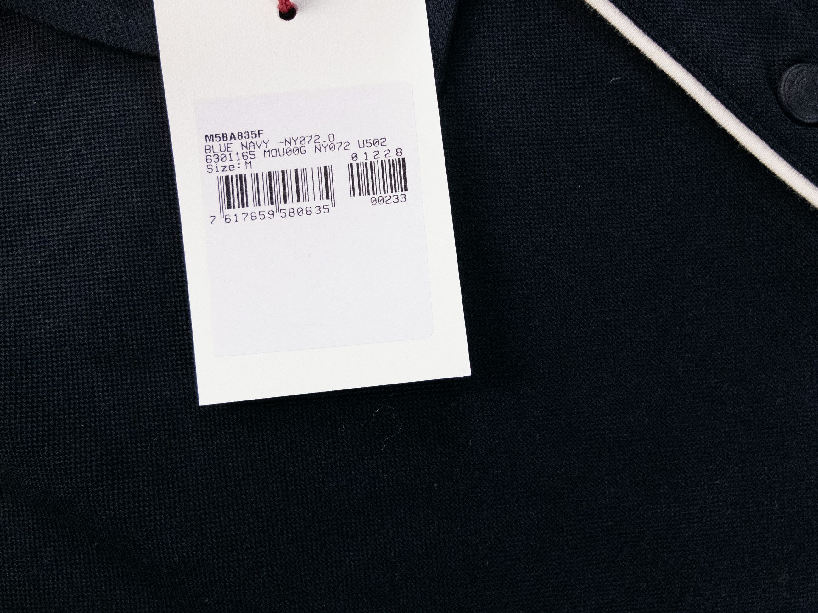 Bally BALLY navy blue embroidered chest B logo polo shirt Medium Size US M / EU 48-50 / 2 - 3 Thumbnail