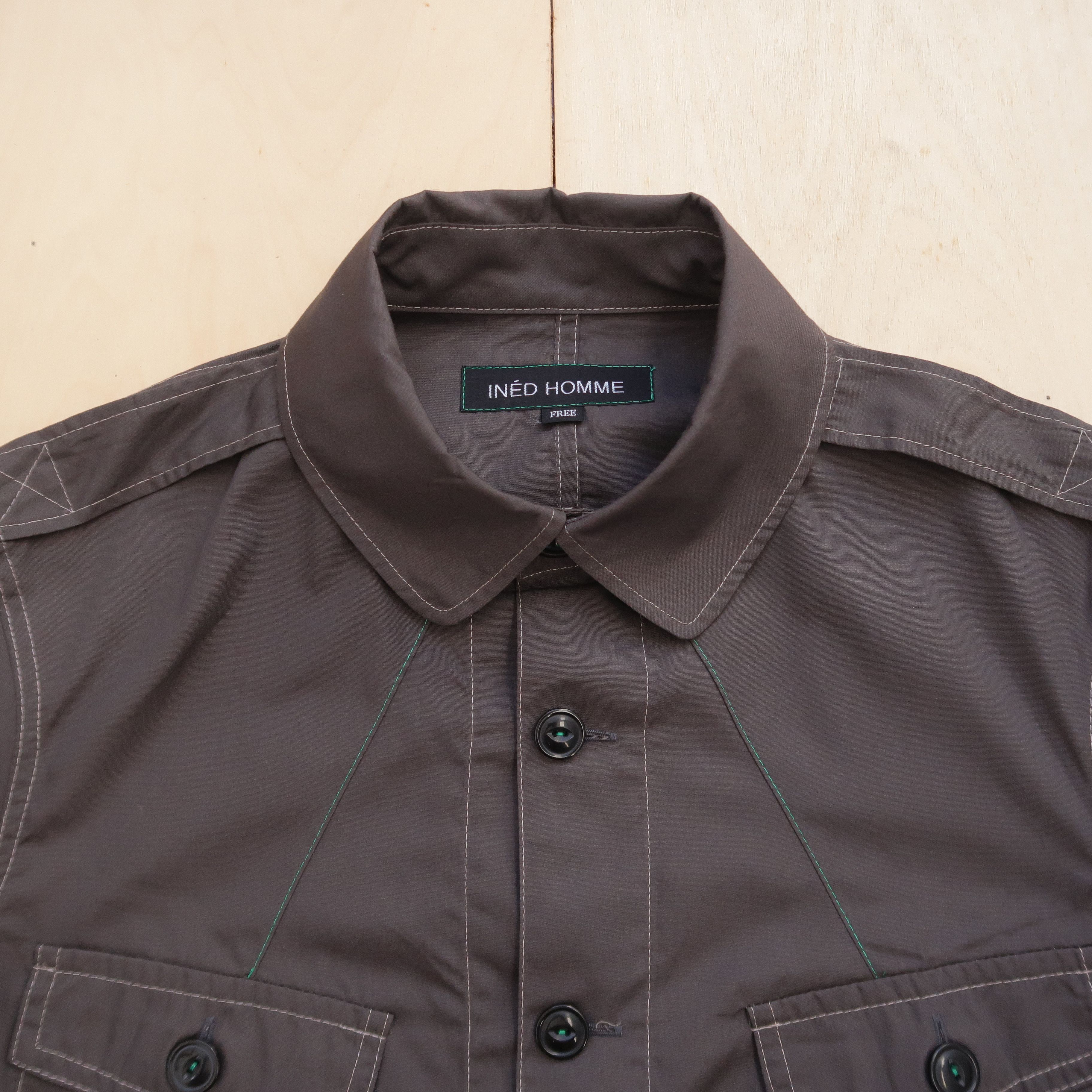 Japanese Brand Limited 80s Ined Homme Yohji Yamamoto Military Jacket Size US M / EU 48-50 / 2 - 3 Thumbnail