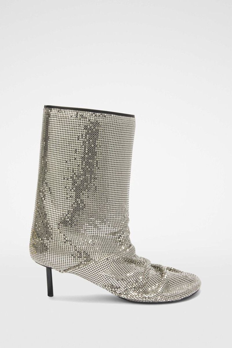 Jil Sander o1loc1c0426 Ankle Boots in Grey/Silver Tone Size US 6 / IT 36 - 1 Thumbnail