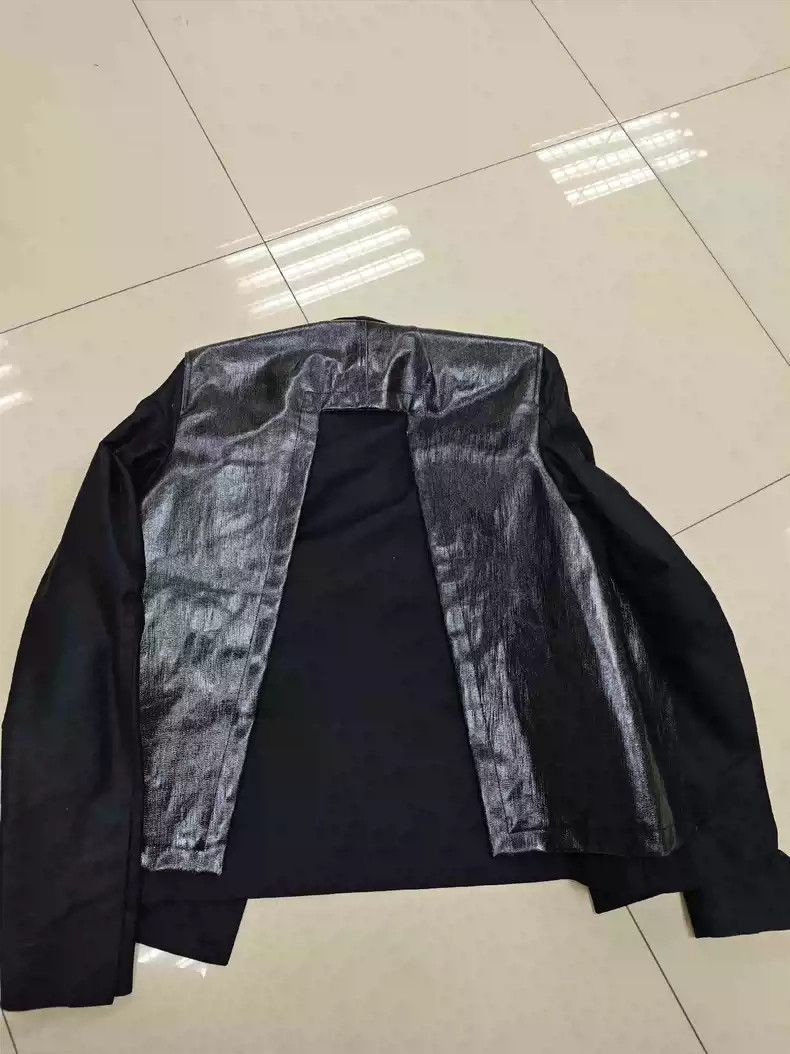 Rick Owens Rick Owens 19SS BABEL seasonal wax patchwork leather jacket Size US L / EU 52-54 / 3 - 2 Thumbnail