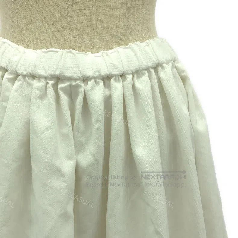 Comme des Garcons Comme Des Garcons size S White Drawstring Layered Double L Size 23" - 4 Thumbnail