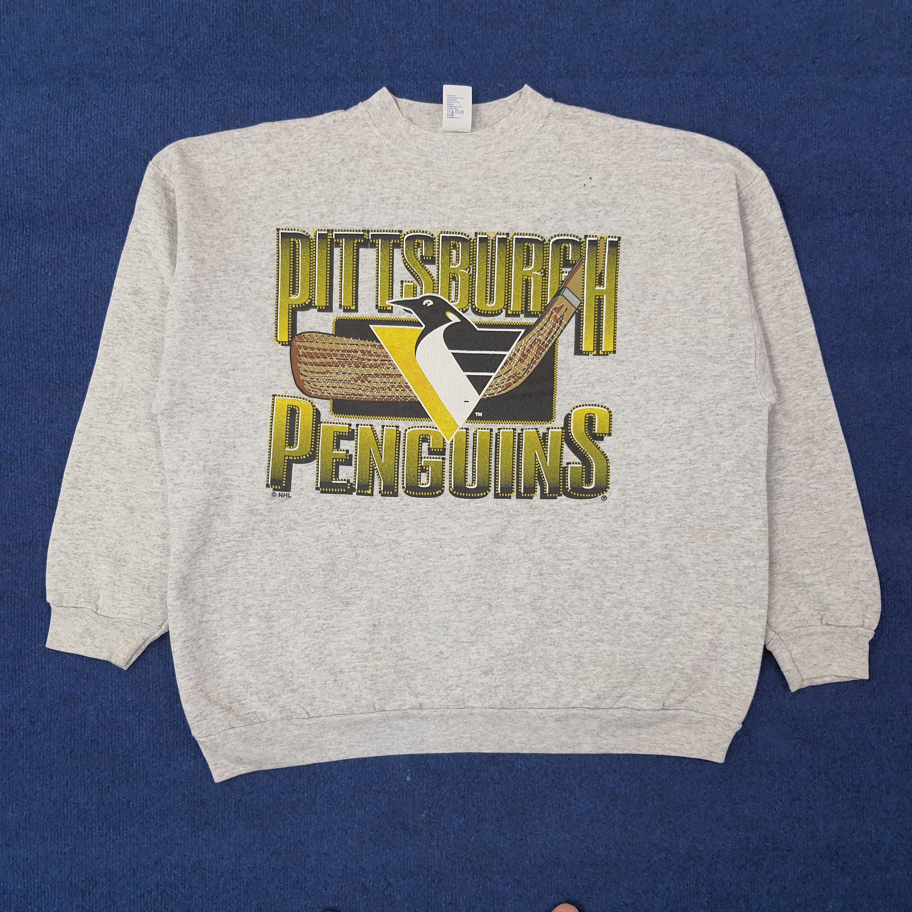 Logo 7 Vintage Pittsburgh Penguins NHL Team Sweatshirt C247N20 Size US L / EU 52-54 / 3 - 1 Thumbnail
