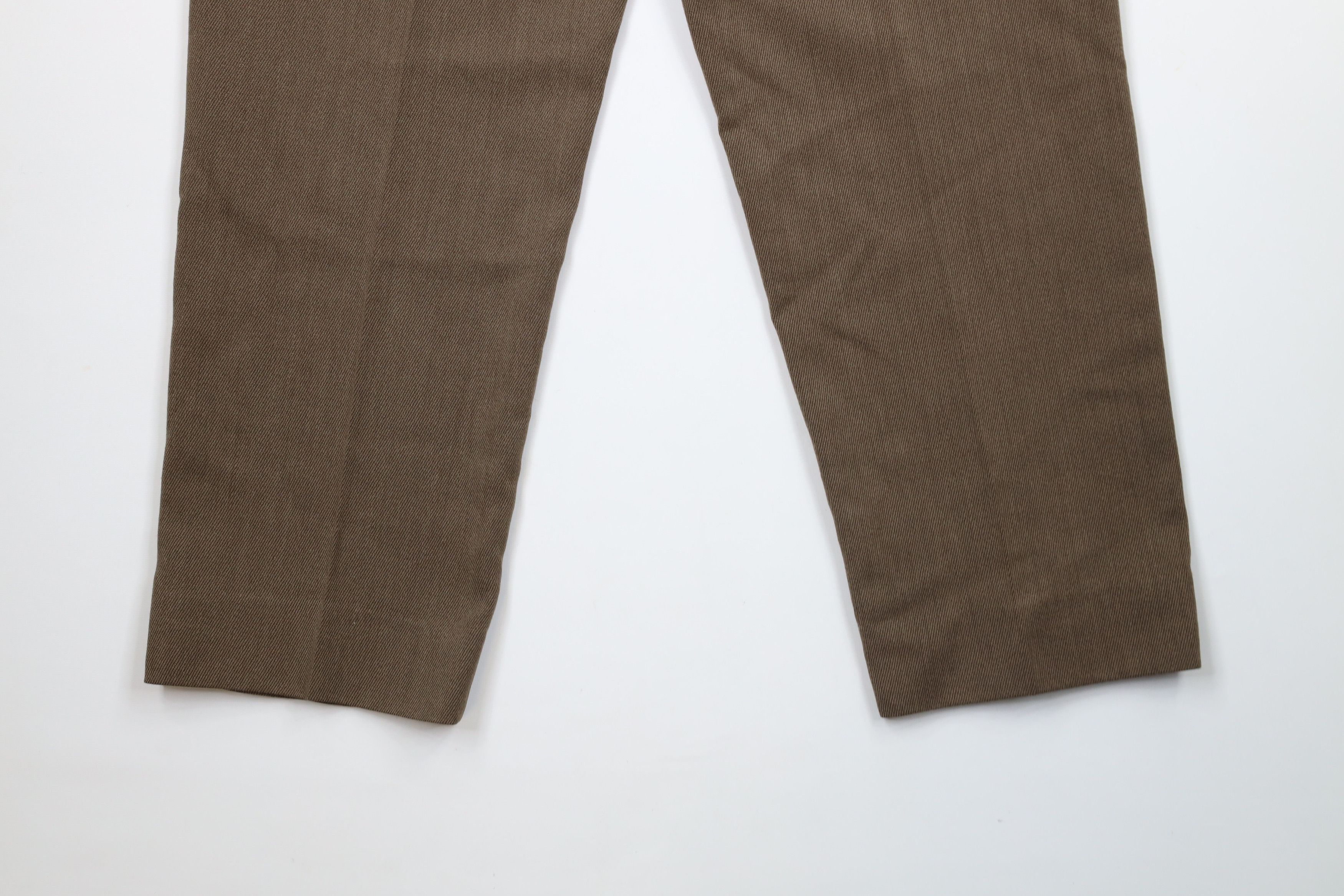 Vintage Vintage 90s Streetwear Whipcord Wide Leg Chino Pants Brown Size US 36 / EU 52 - 12 Thumbnail