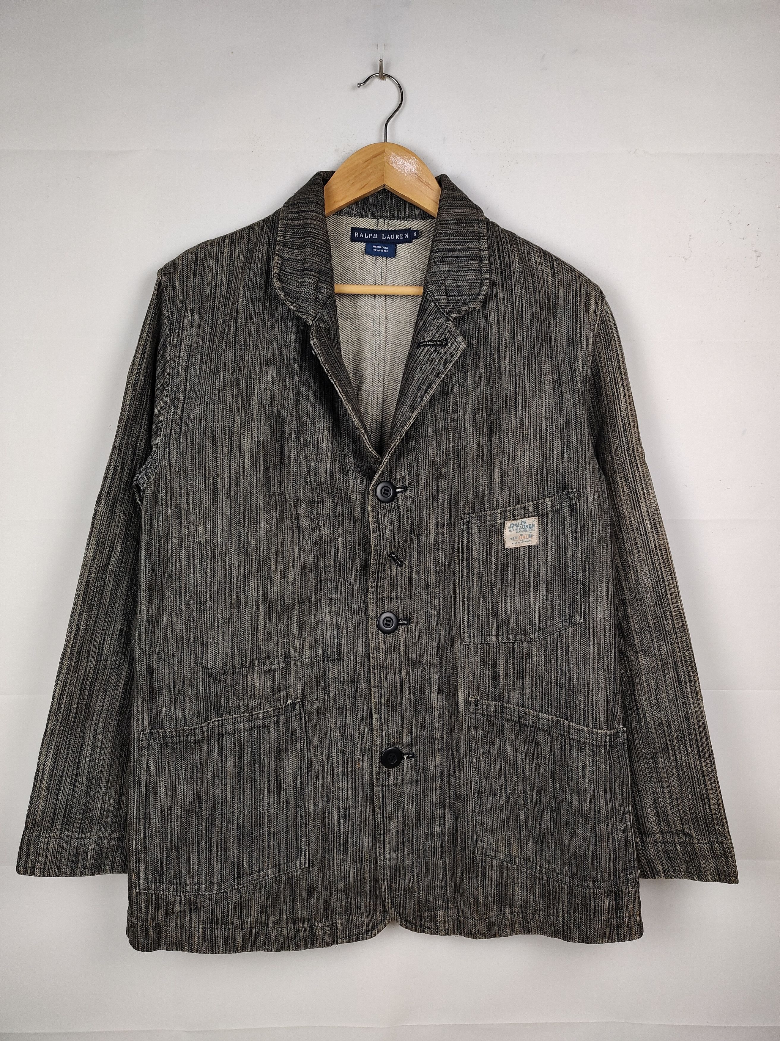 Polo Ralph Lauren Polo Ralph Lauren Denim Chore Jacket Size US L / EU 52-54 / 3 - 1 Thumbnail