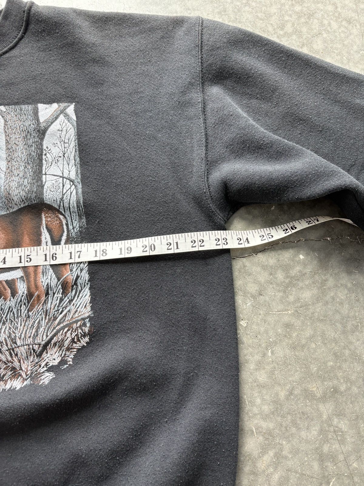 Vintage Vintage 90s Whitetail Deer Crewneck Sweatshirt Size US L / EU 52-54 / 3 - 7 Thumbnail