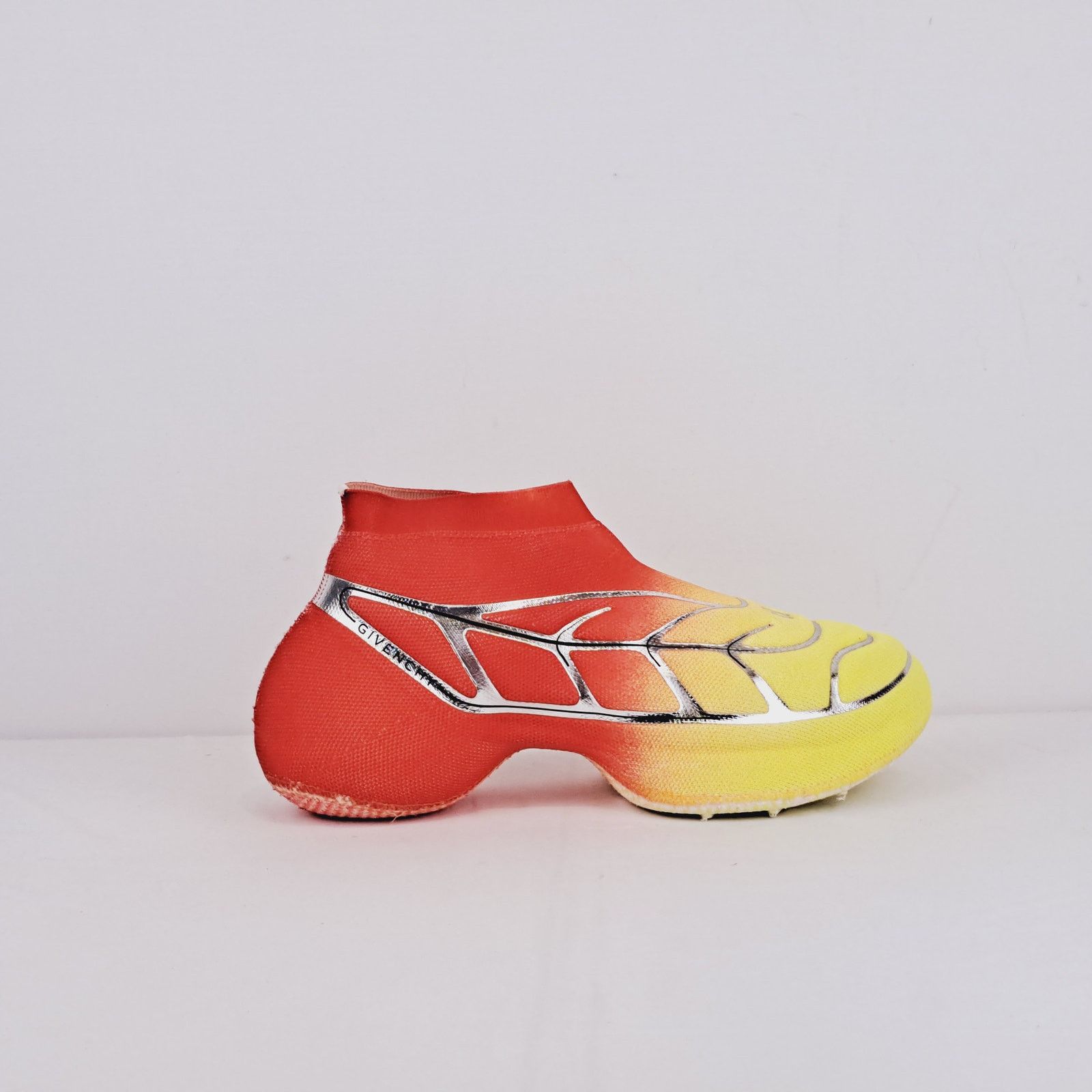 (B).Stroy × Givenchy o1rshd1 TK-360 Mid Sneakers in Red/Yellow Size US 7 / EU 40 - 1 Thumbnail