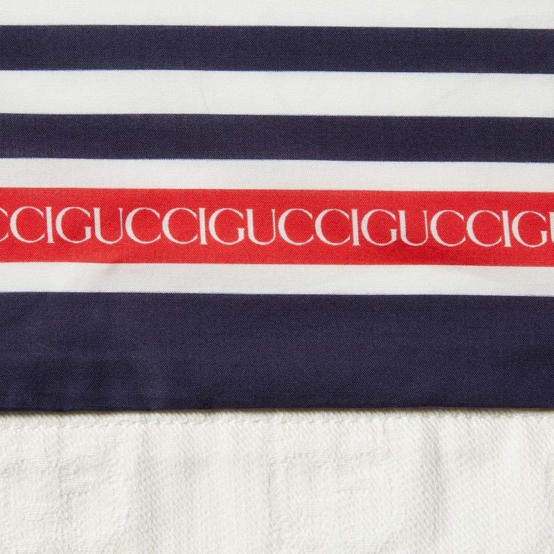 Gucci oc11z1125 GG Jacquard Denim Jacket in White Size XL / US 12-14 / IT 48-50 - 5 Thumbnail