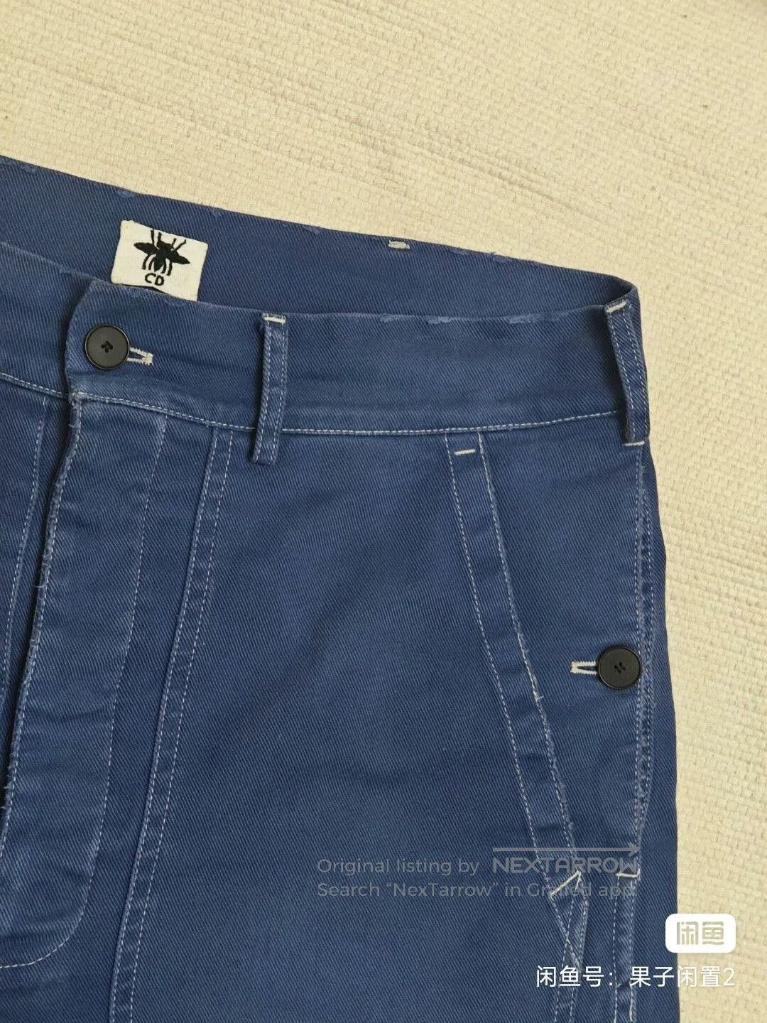 Dior Dior Vintage Wide-Leg Denim Pants Size 38. Size US 38 / EU 54 - 3 Thumbnail