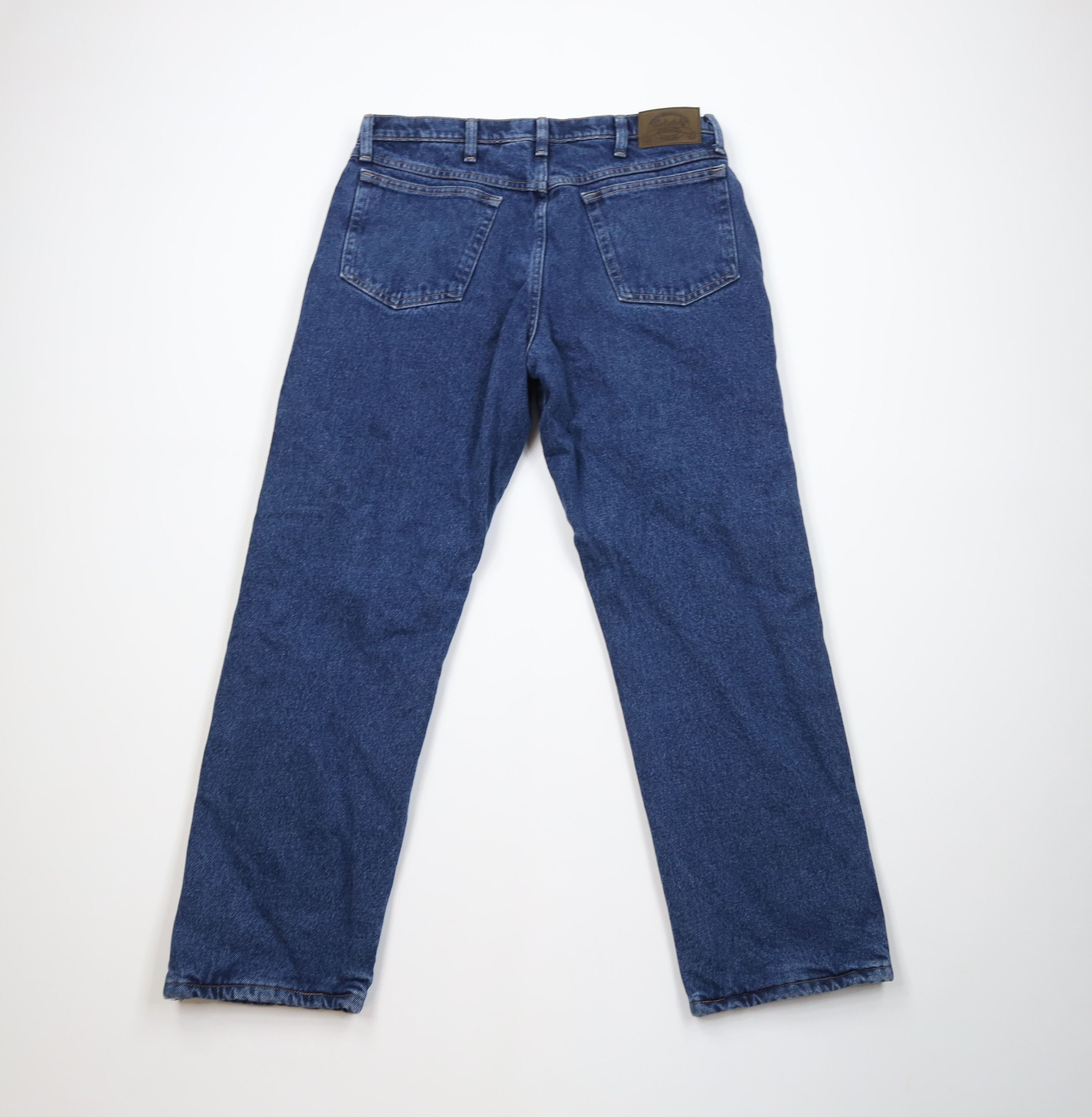 Cabelas Vintage Cabelas Heavyweight Fleece Lined Straight Leg Jeans Size US 34 / EU 50 - 12 Thumbnail