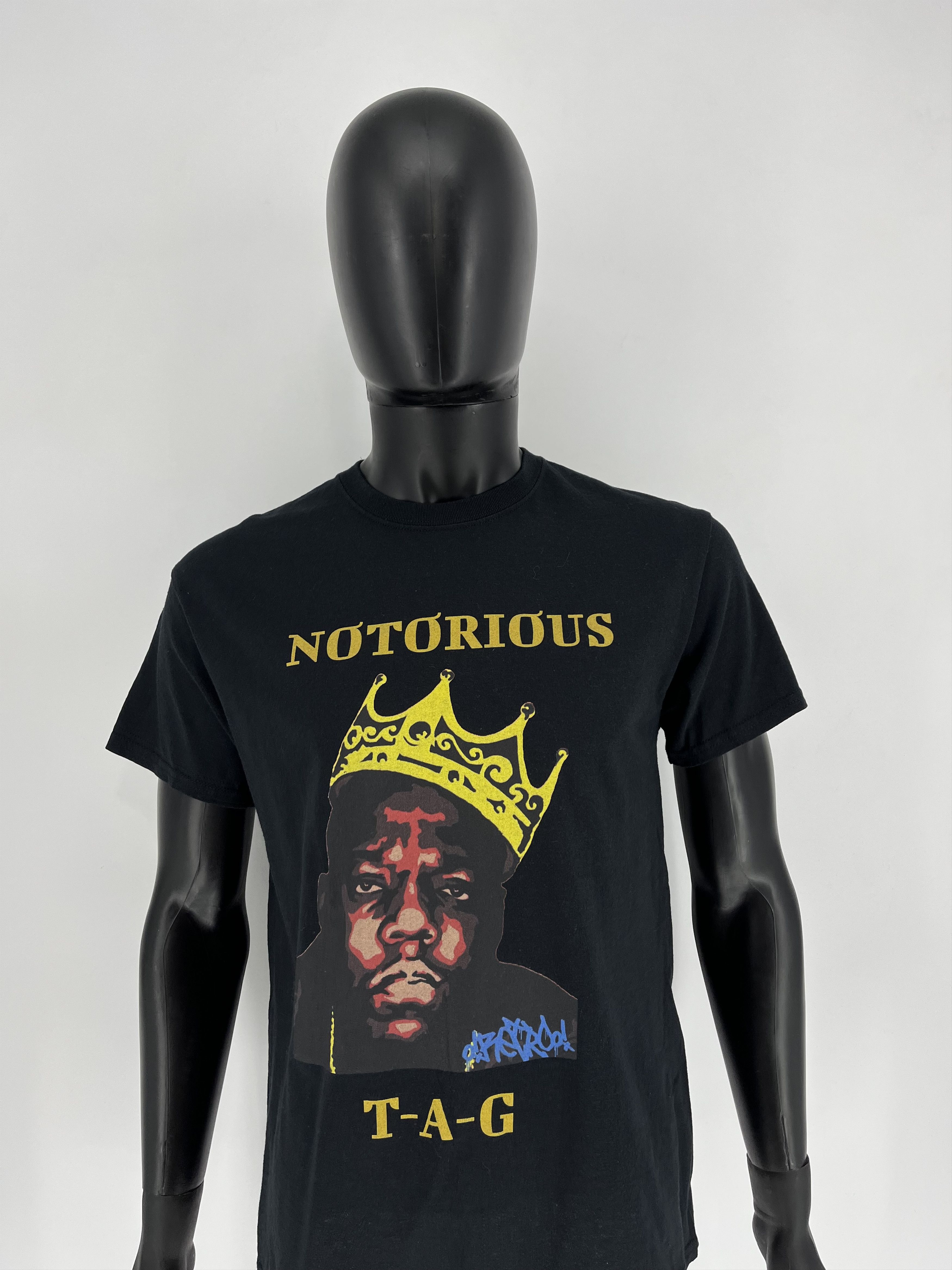Rap Tees × Vintage Notorious Big Trust Nobody Black Tee Shirt Size US M / EU 48-50 / 2 - 1 Thumbnail