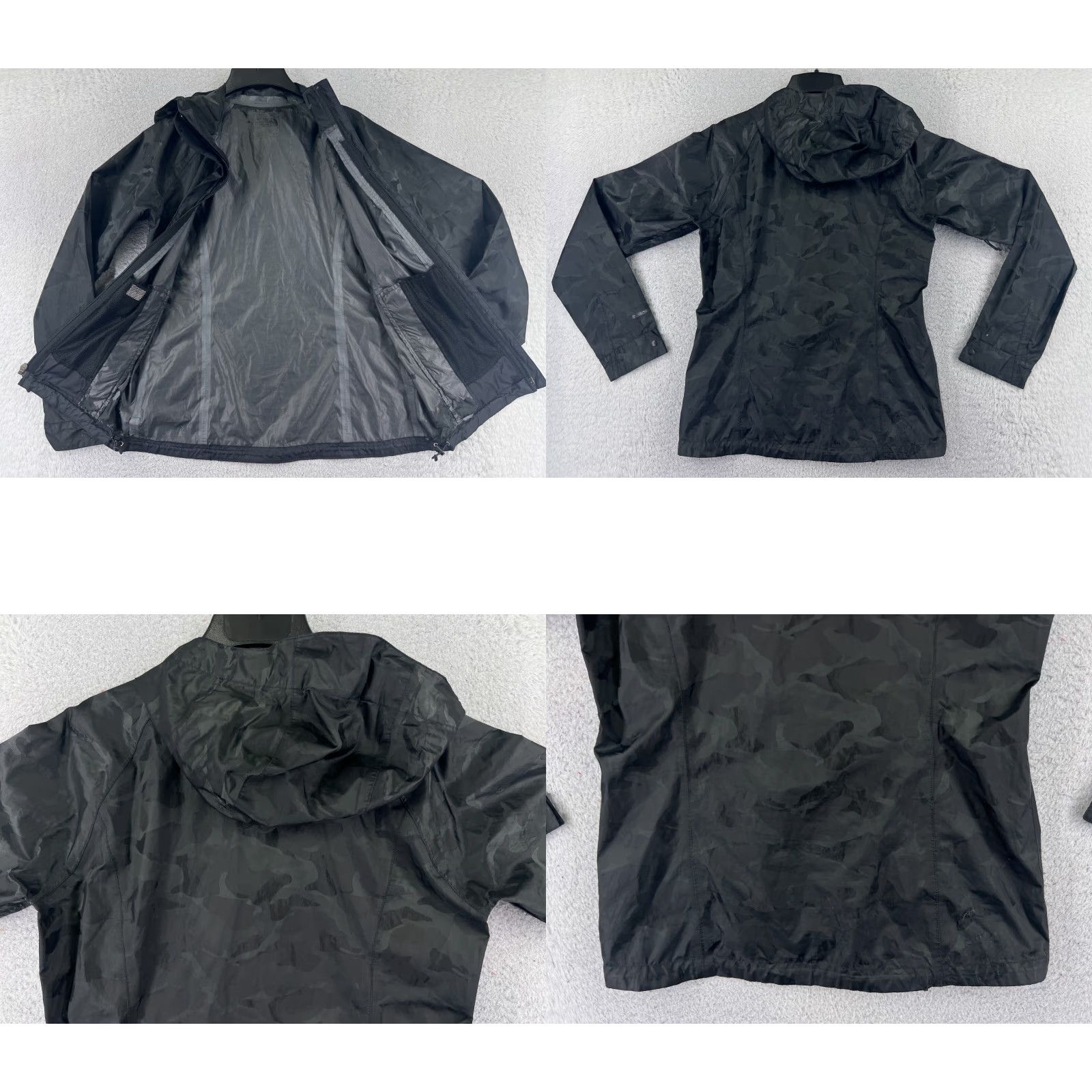 The North Face VINTAGE The North Face Jacket Women S Black Camouflage Full Zip Hooded Windbreaker READ Size S / US 4 / IT 40 - 9 Thumbnail