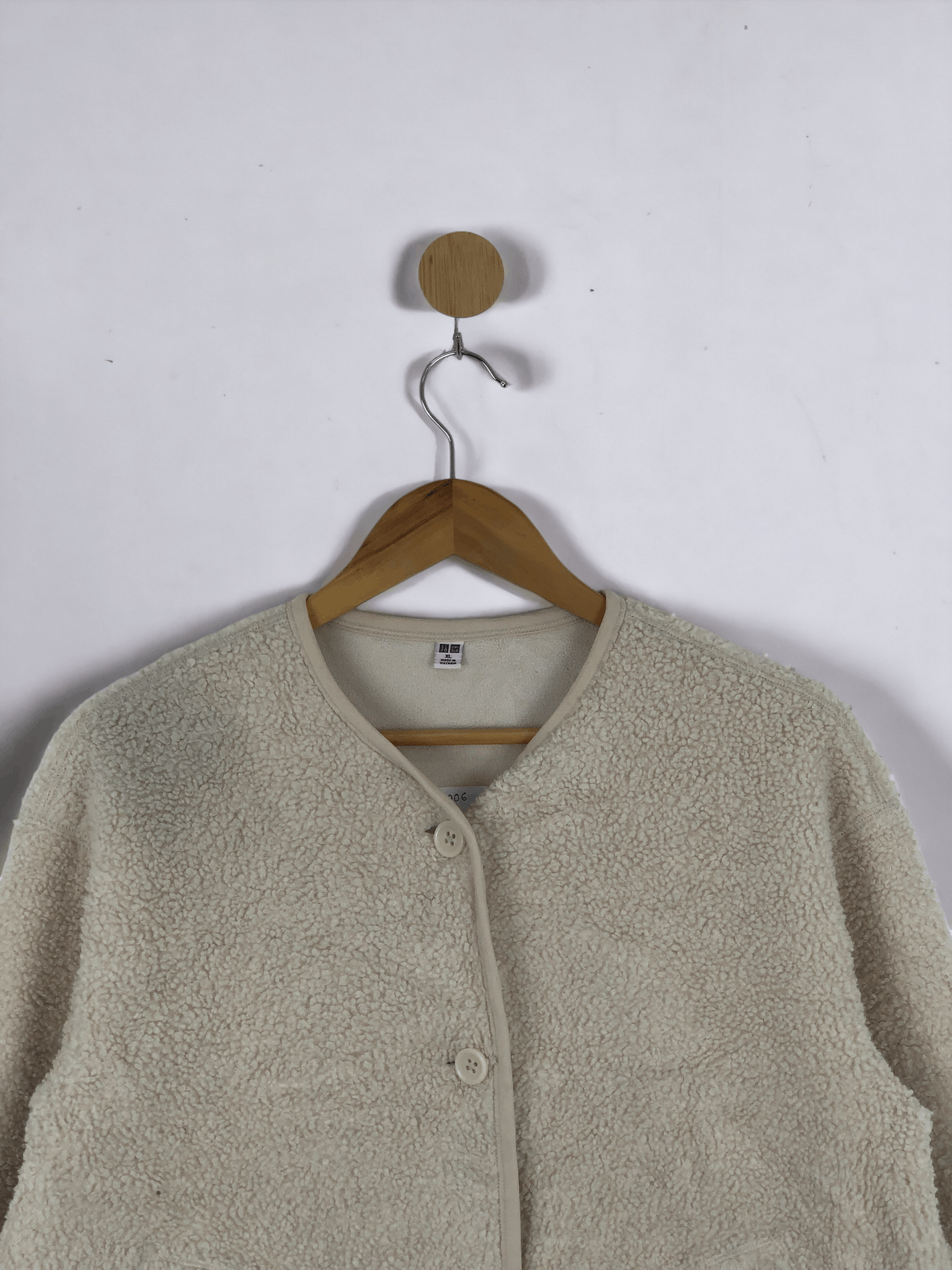 Uniqlo Uniqlo Full Button Up Bomber Sherpa Cardigan JA0006 Size US XL / EU 56 / 4 - 2 Thumbnail