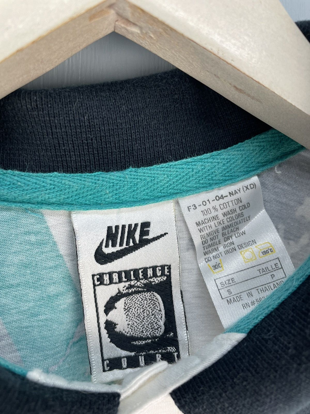 Nike Vintage 90s Nike Challenge court Andre Agassi tennis polo Size US S / EU 44-46 / 1 - 6 Thumbnail