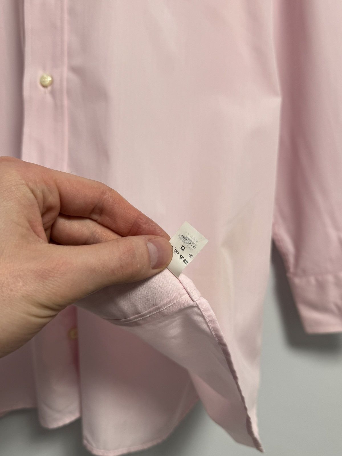 Christian Dior Monsieur Christian Dior Jeune Homme Light Pink Button Up Long Sleeve Size US XL / EU 56 / 4 - 11 Thumbnail