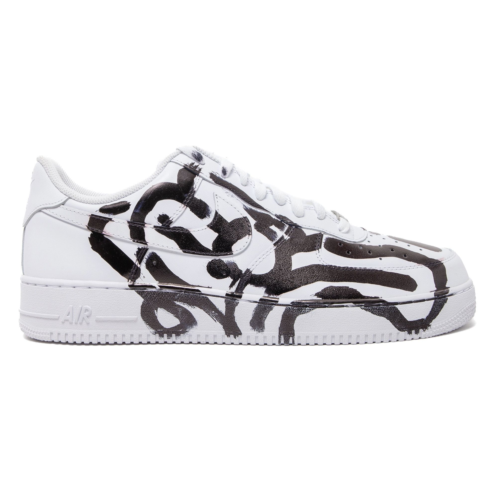Nike Air Force 1 Low '07 Lil Yachty x Slawn White Black (Custom Size US 13 / EU 46 - 1 Thumbnail